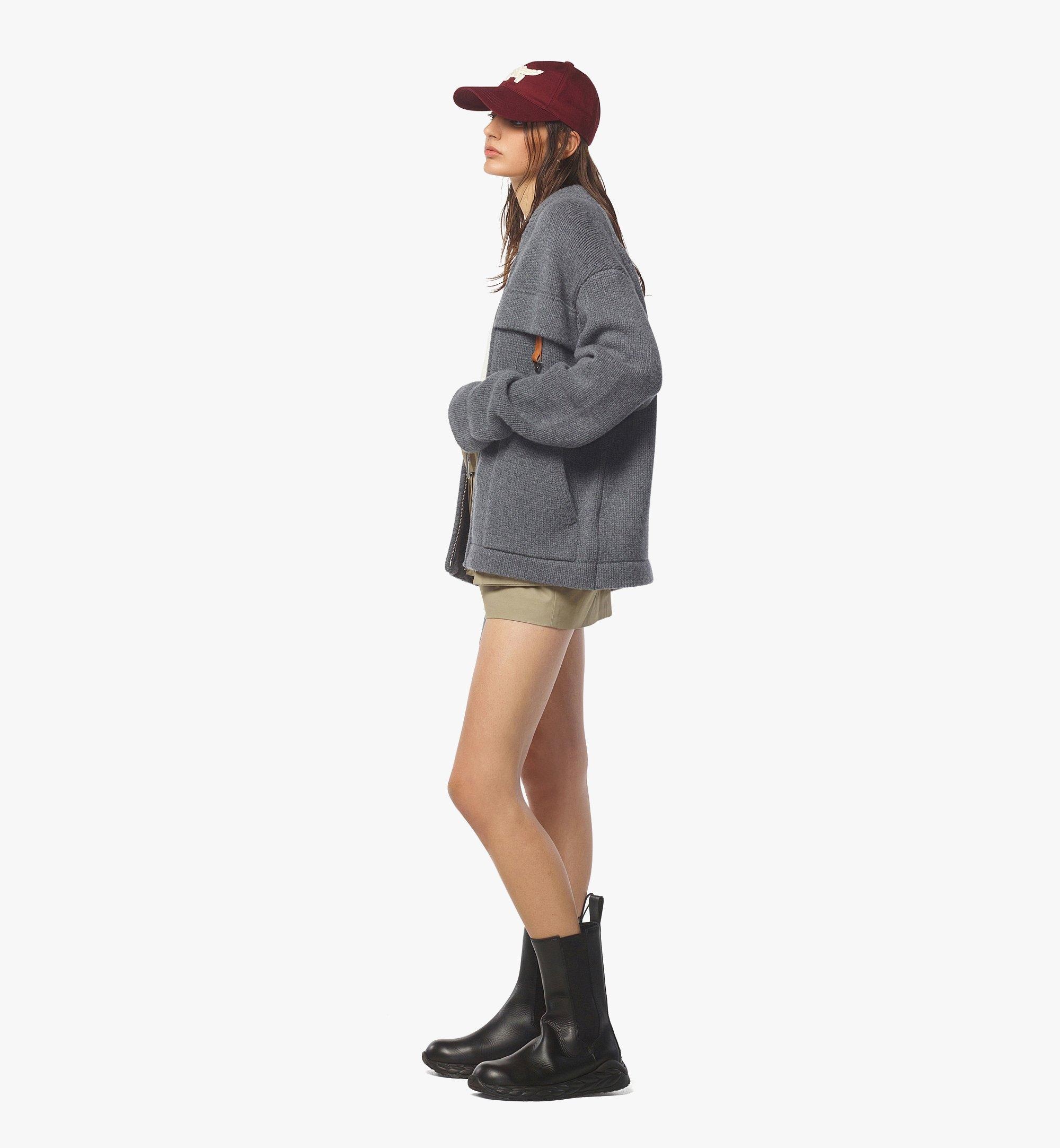 Zip Cardigan in Wool and Recycled Cashmere - 6