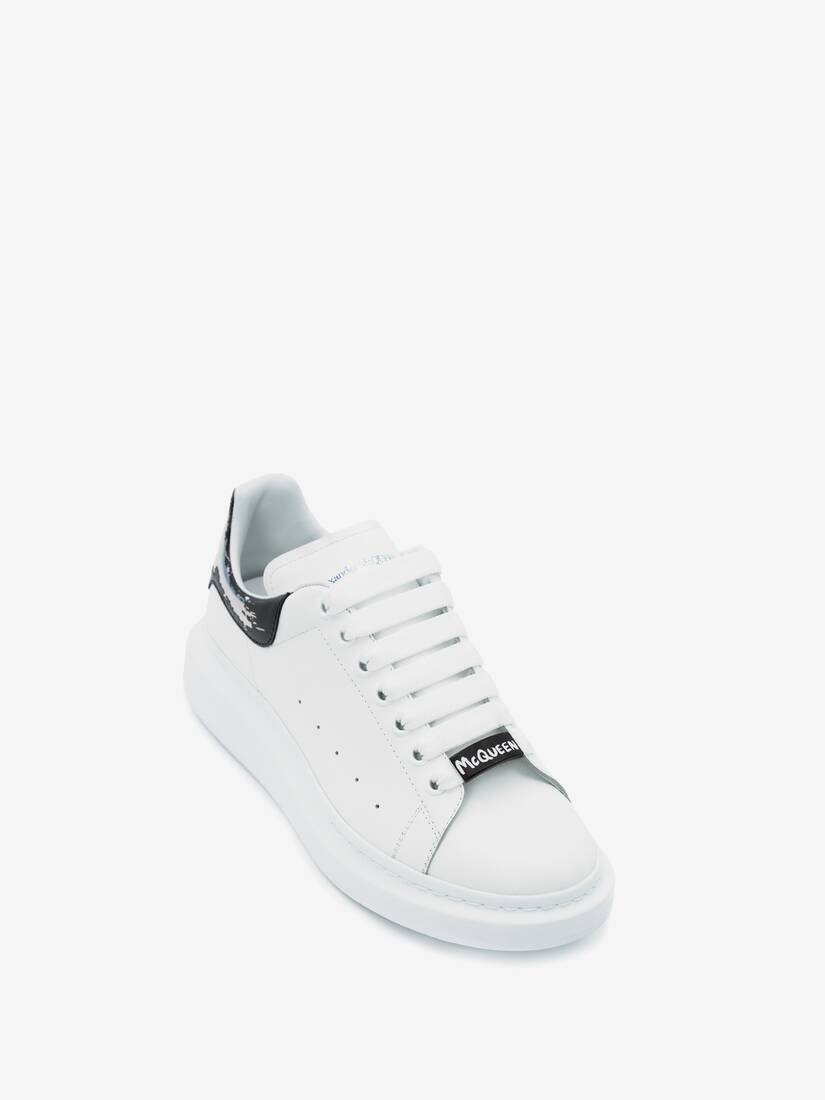Mcqueen Graffiti Sneaker Charm in Black/white - 3