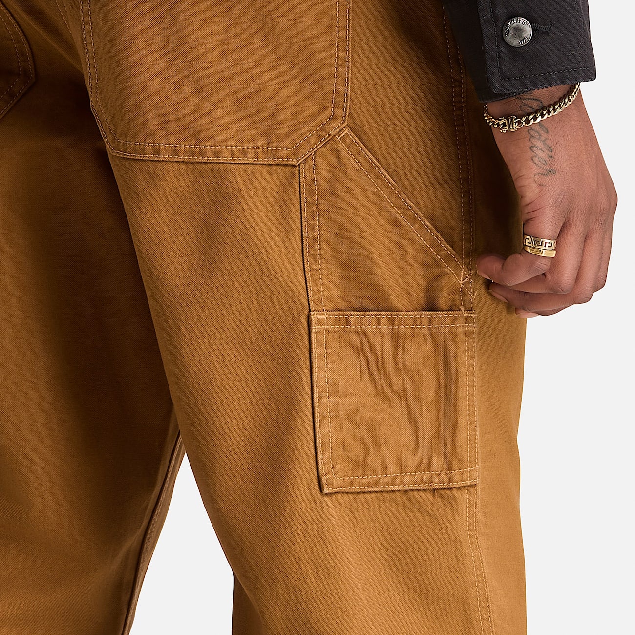 Men's Rindge Washed Canvas Carpenter Pant - 5