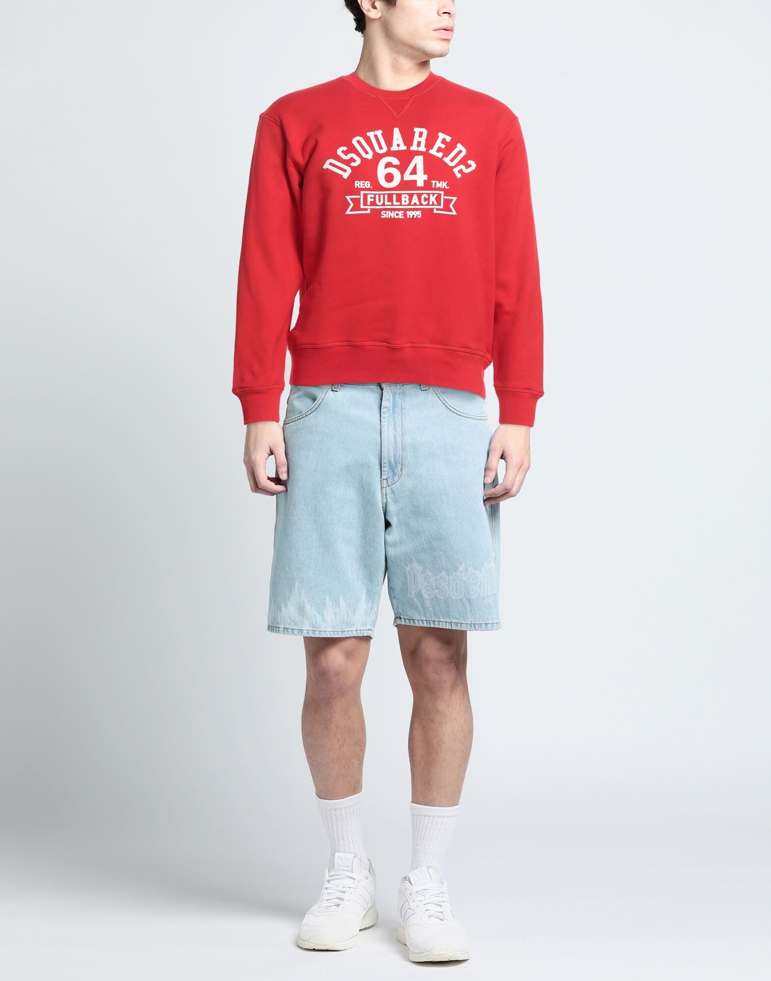 Red Men's Sweatshirt - 2
