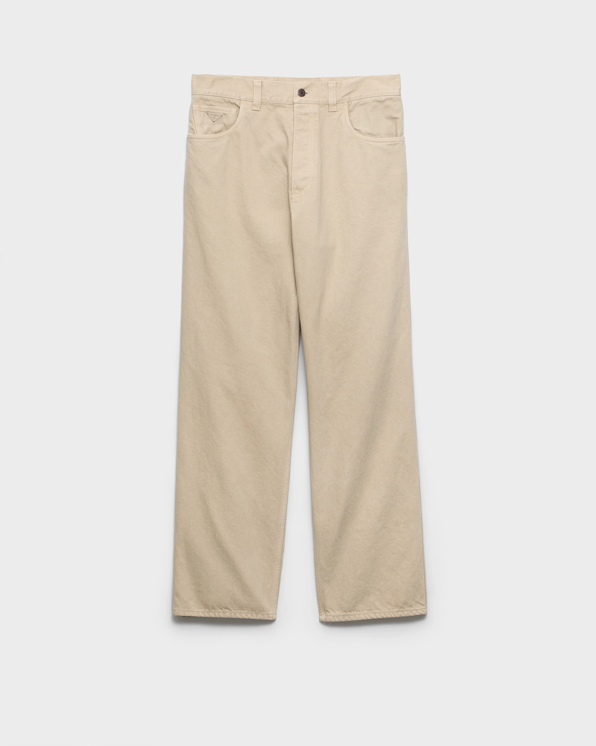 Five-pocket old denim jeans - 1
