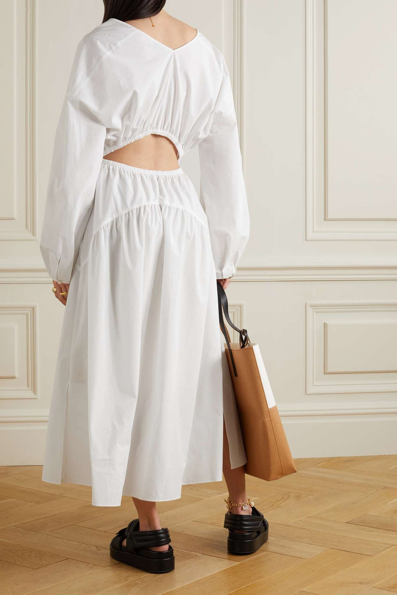Tiered cotton-voile midi dress 3