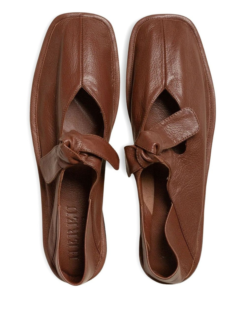 HEREU Llasada knot-detail ballet flats outlook