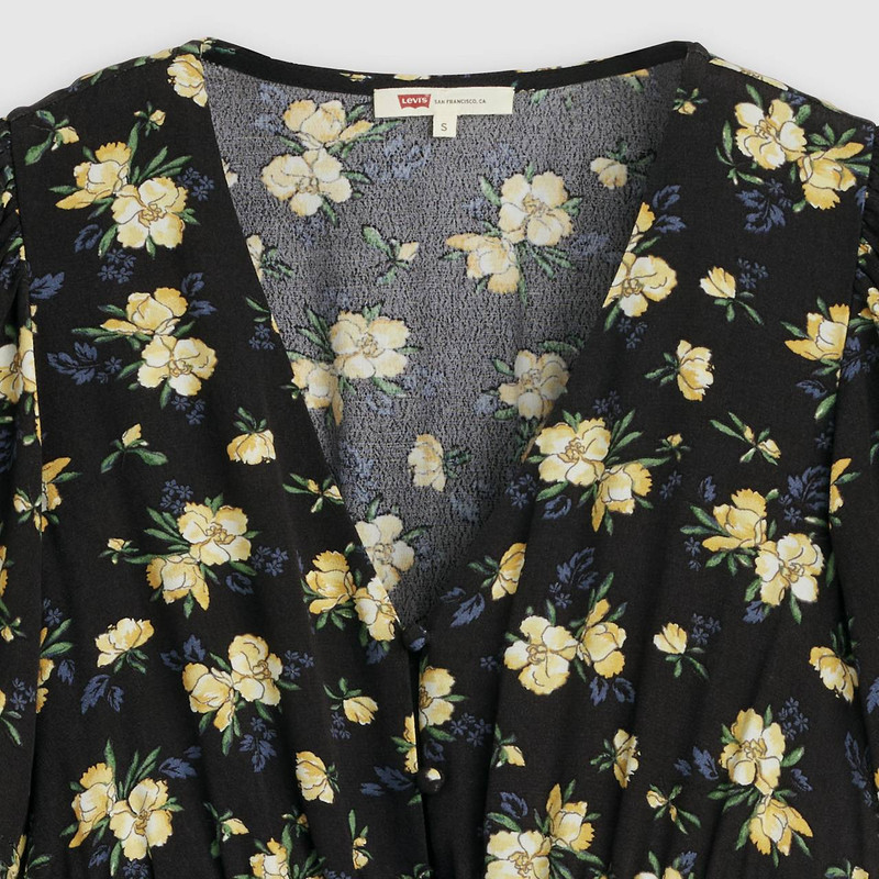 RYLAN SHORT-SLEEVE CREPE DRESS 6