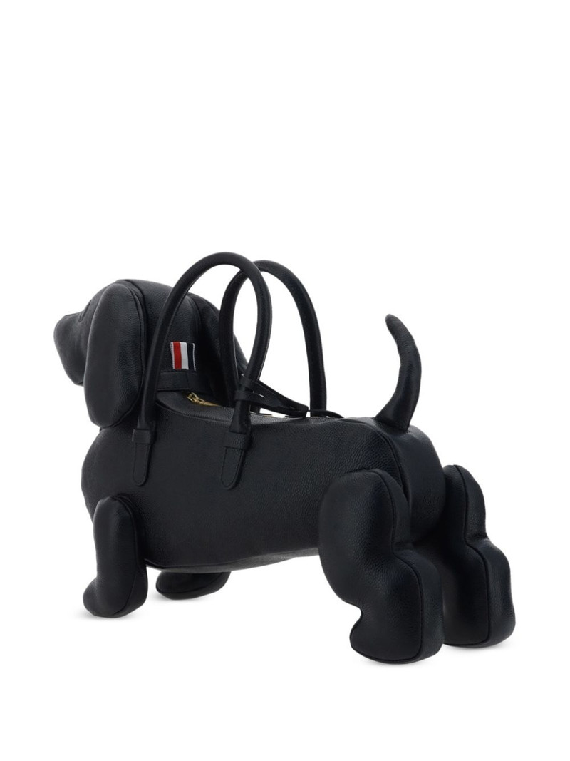 Thom Browne Hector pebbled leather bag outlook