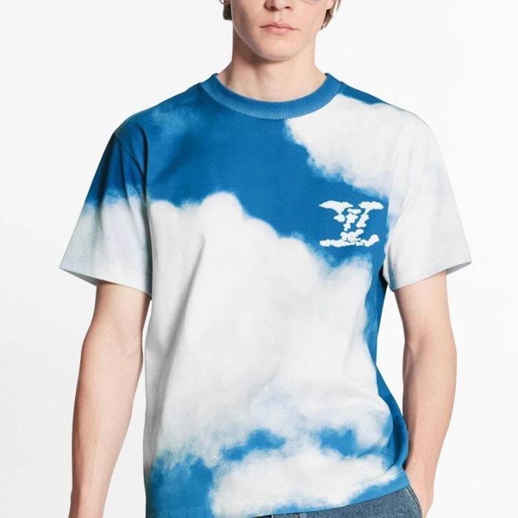 LOUIS VUITTON LV Heaven On Earth Blue Sky White Clouds For Men Blue 1A89U8 - 3