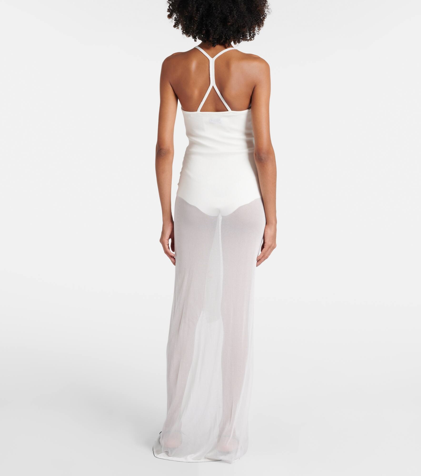 La Robe Maille Nodo sheer gown - 3