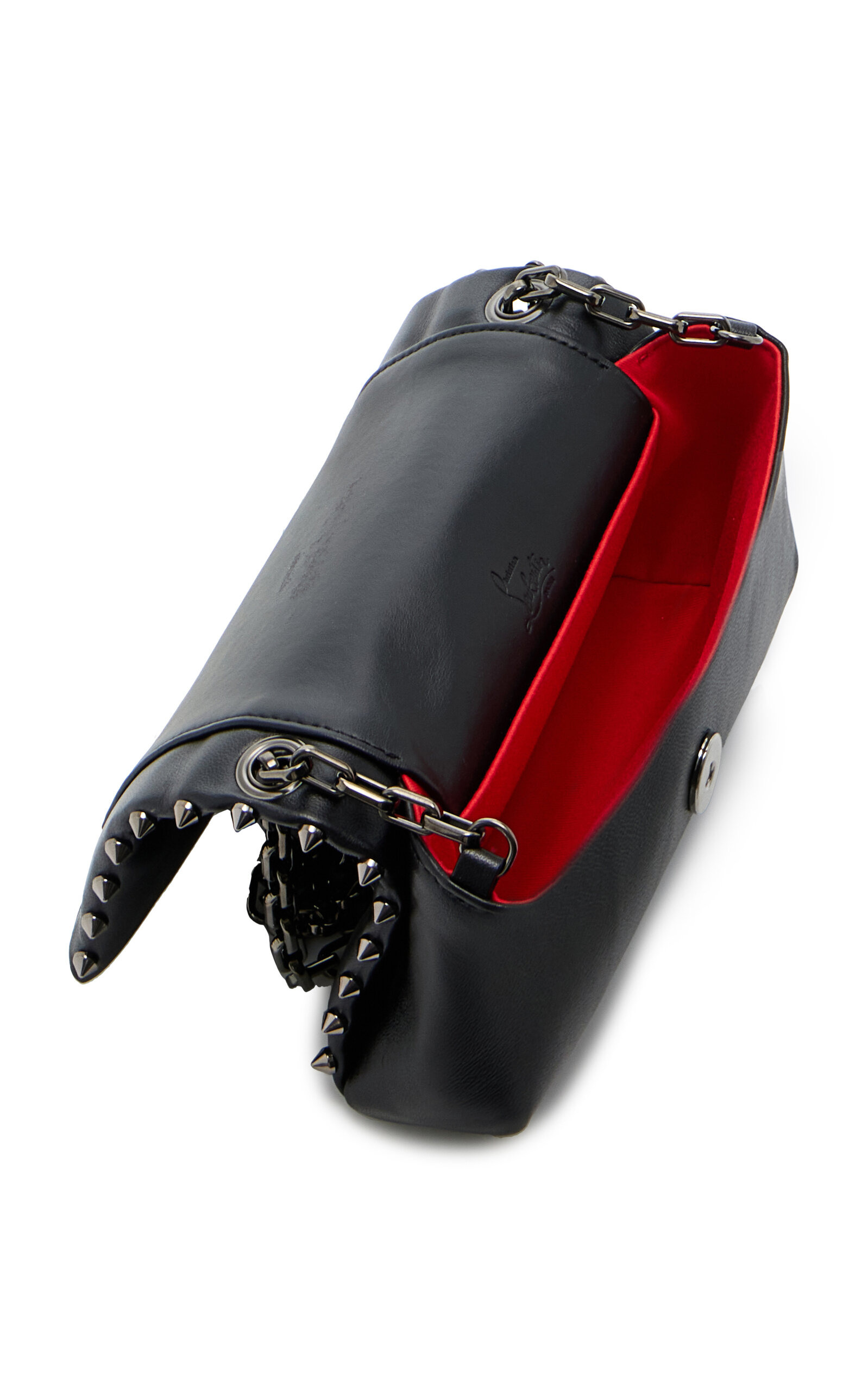 Spiky Leather Pouch black - 4