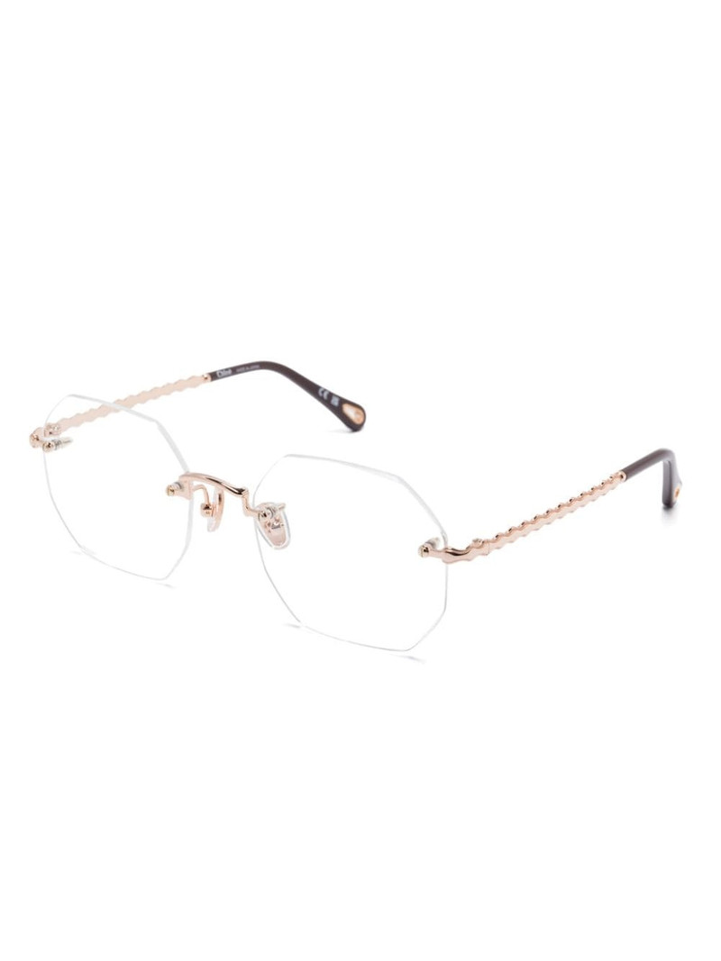 Chloé hexagonal-frame glasses outlook