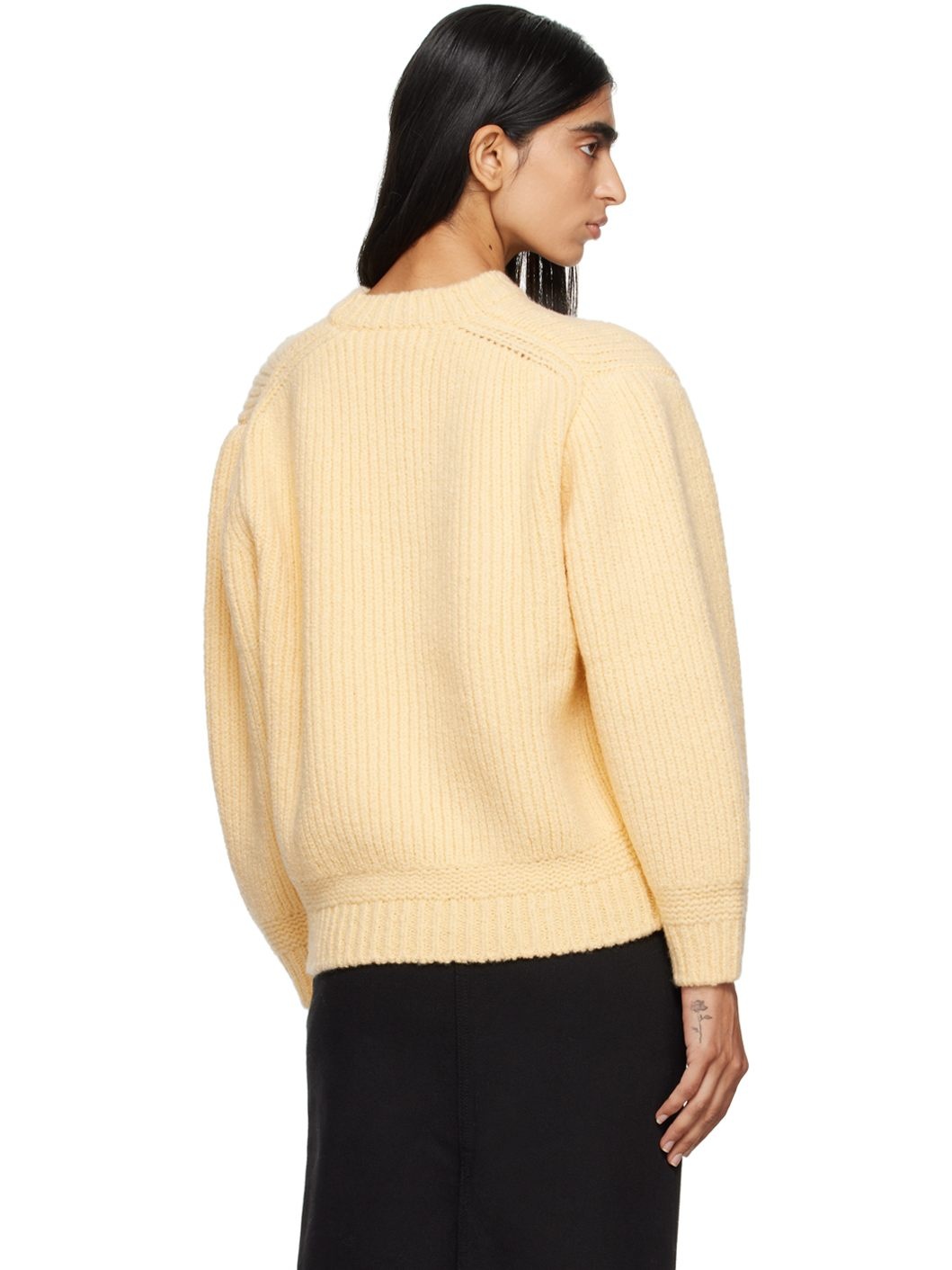 Yellow Tobu Volume Sweater - 3