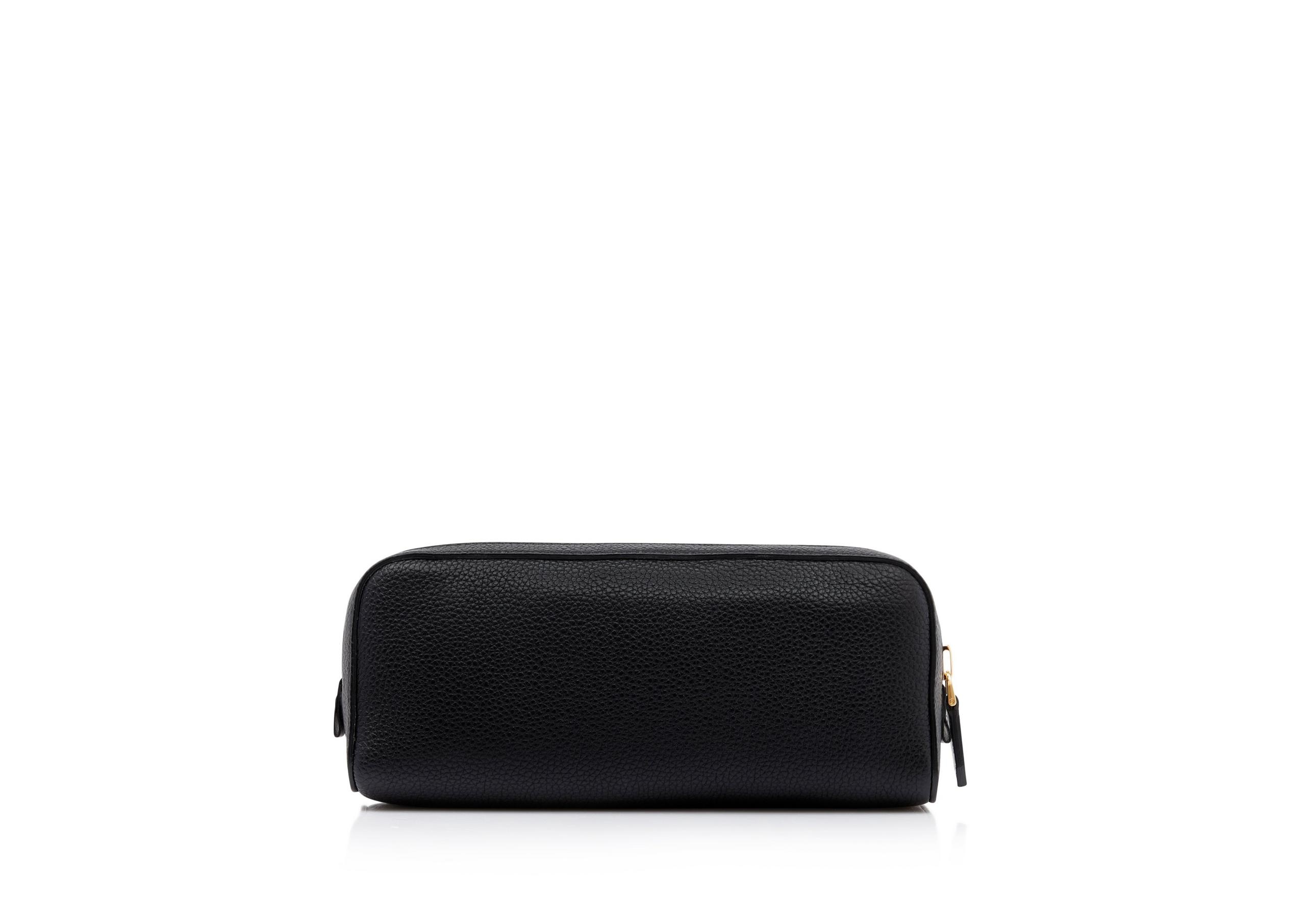 GRAIN LEATHER TOILETRY BAG - 3