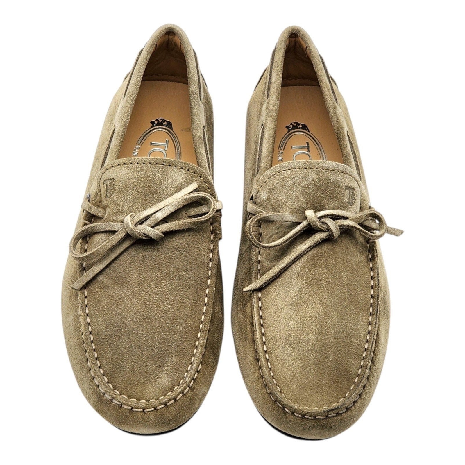 Tod's City Gommino Driving Men's Suede Loafers Light Brown UK 6 US 7.5 - $695 - 4