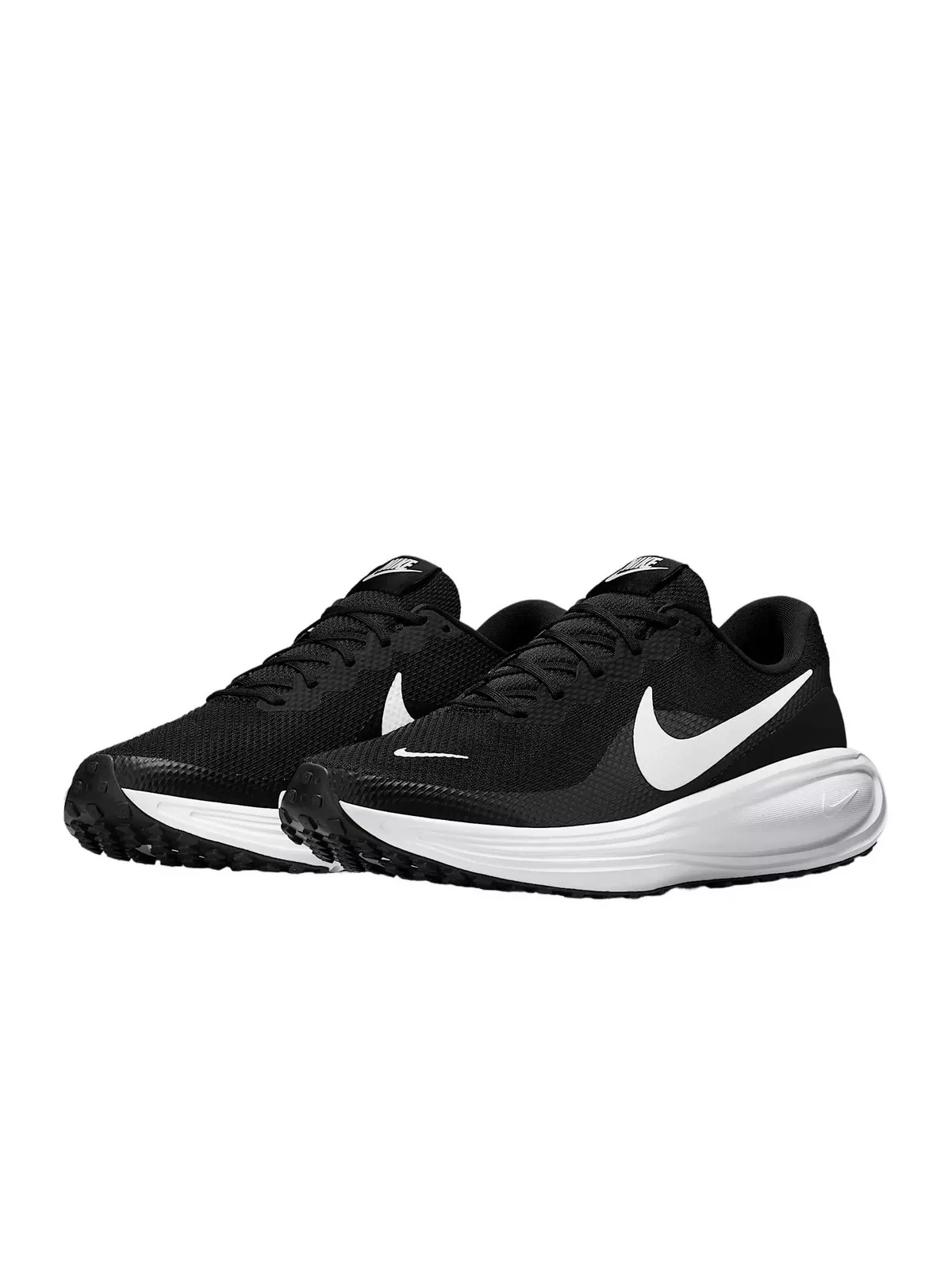 Revolution 8 "Black/Black/White" Men's Running Shoe - 4