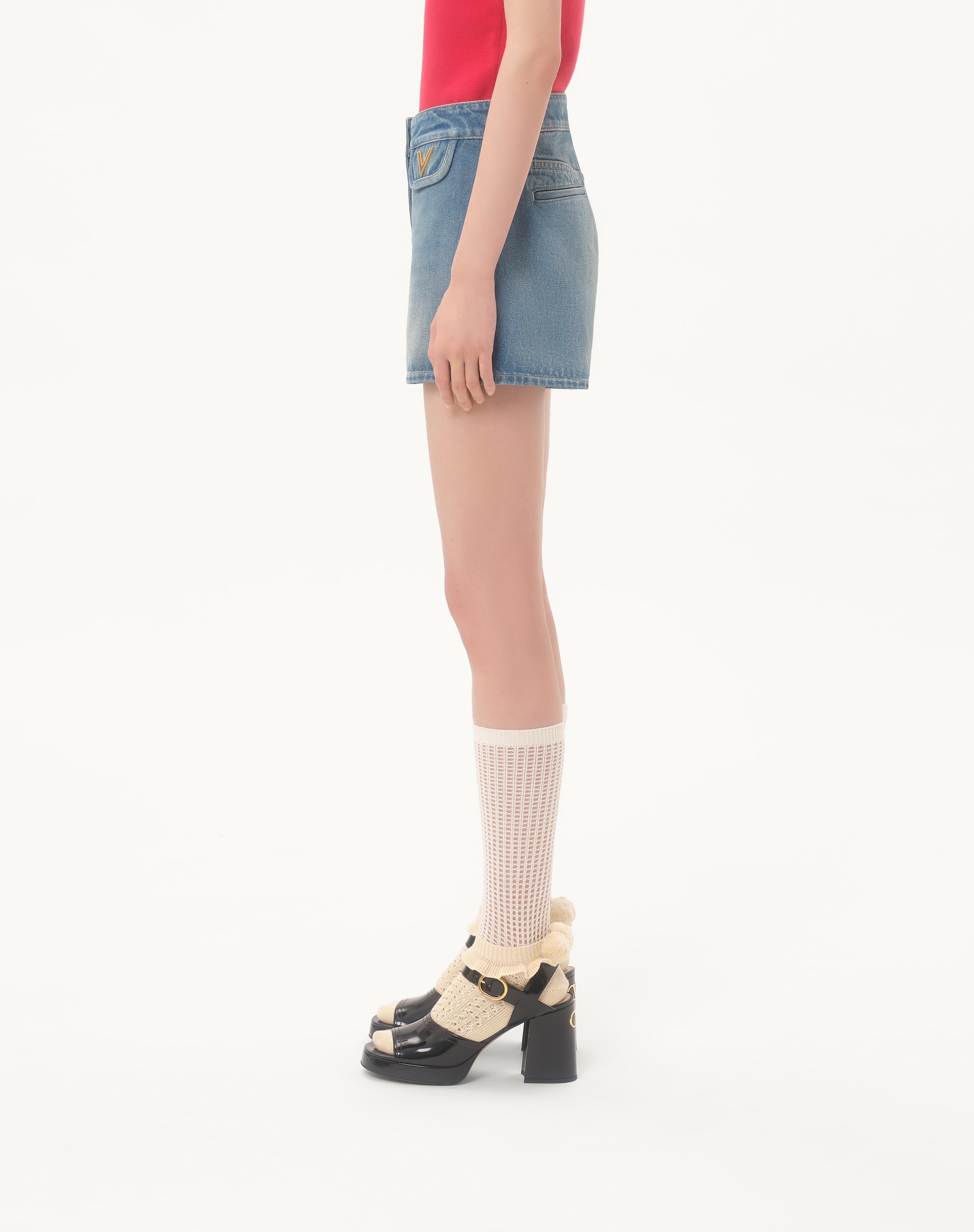 DENIM SHORTS - 4