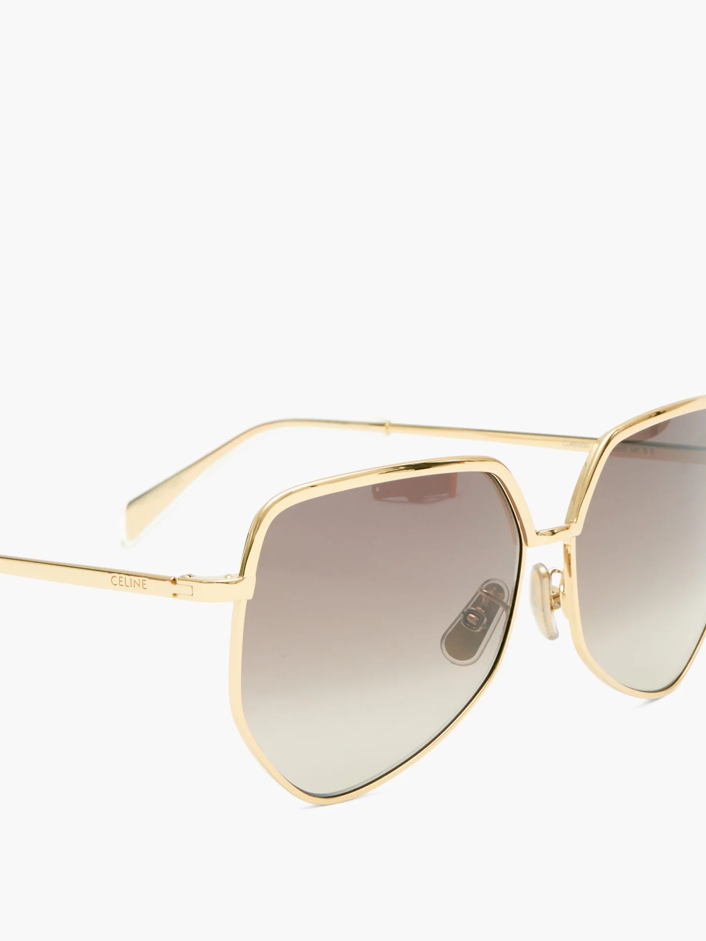 Hexagonal metal sunglasses - 2