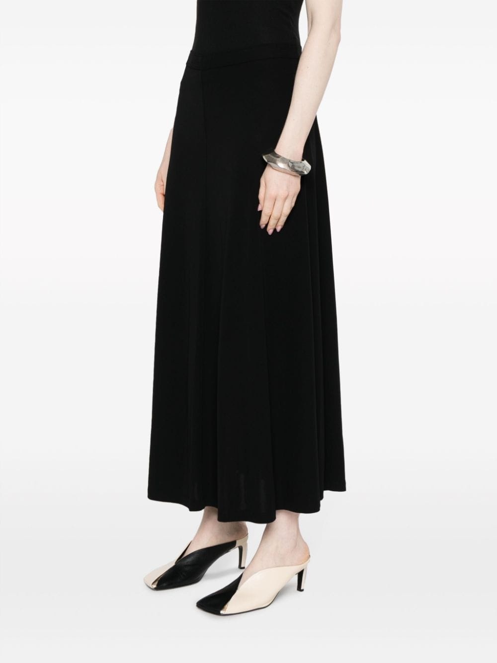 high-waisted midi skirt - 3