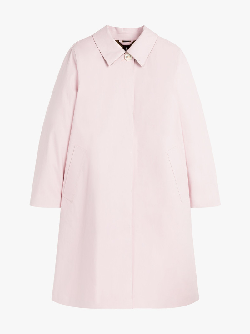 BANTON PINK BONDED COTTON COAT 1