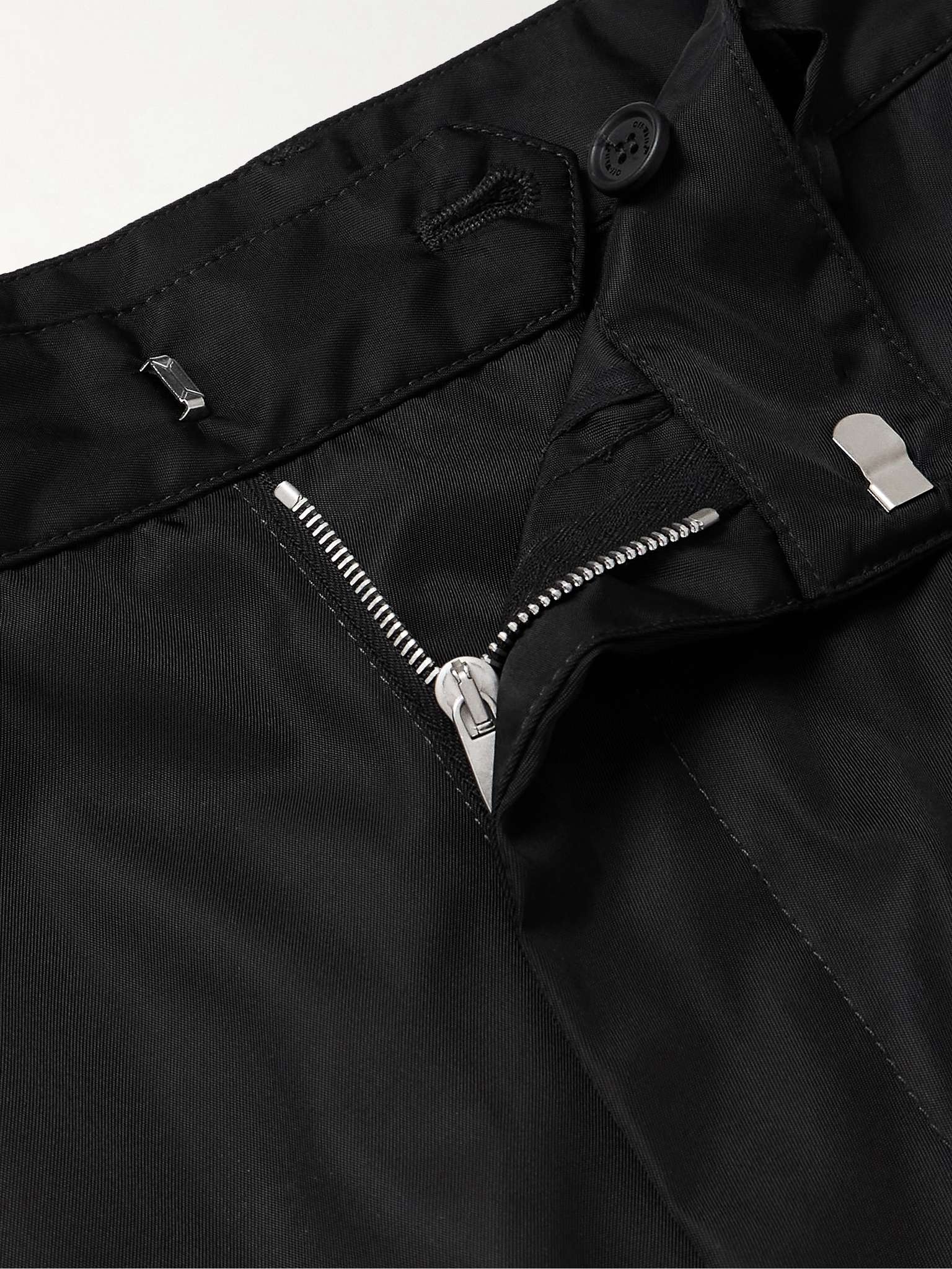 Straight-Leg Embroidered Shell Cargo Pants - 3