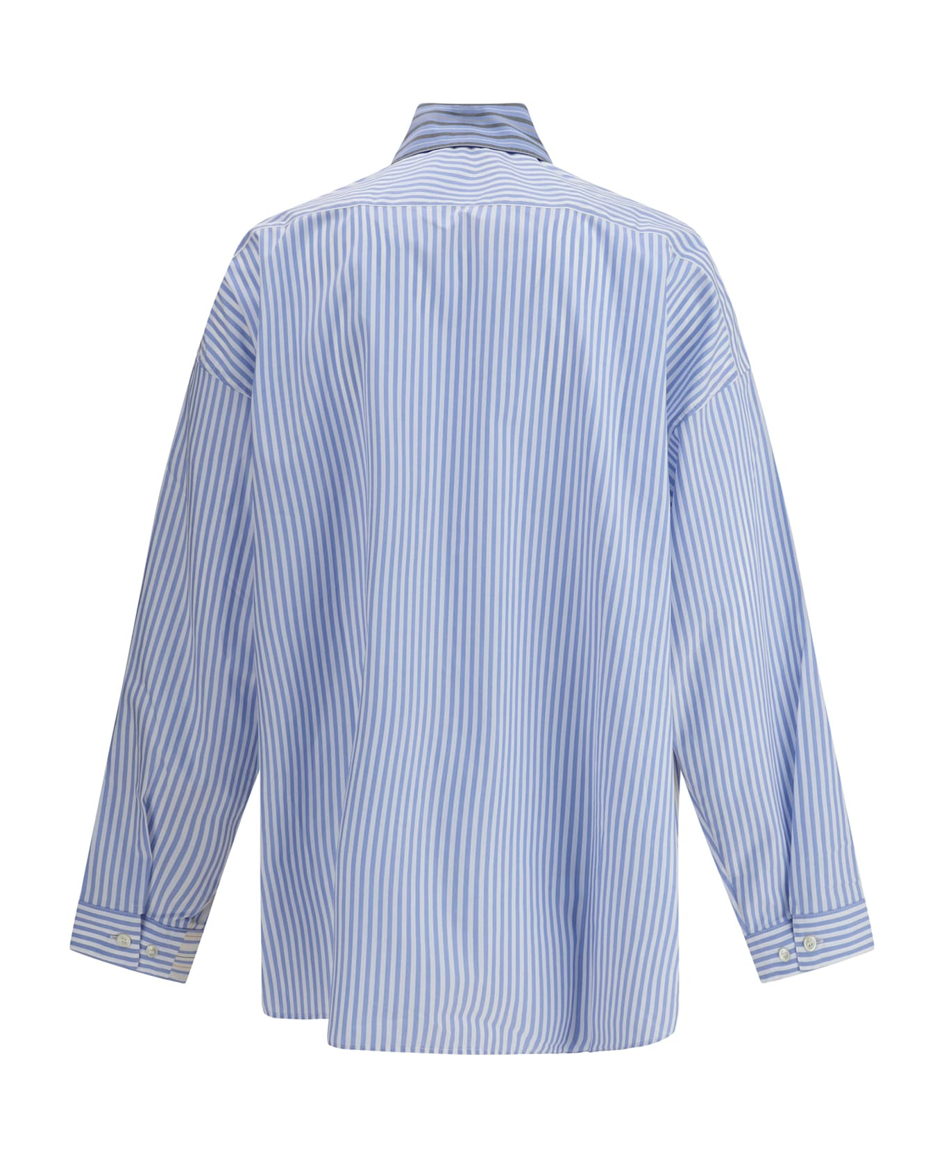 Oversized Striped Shirt - 2