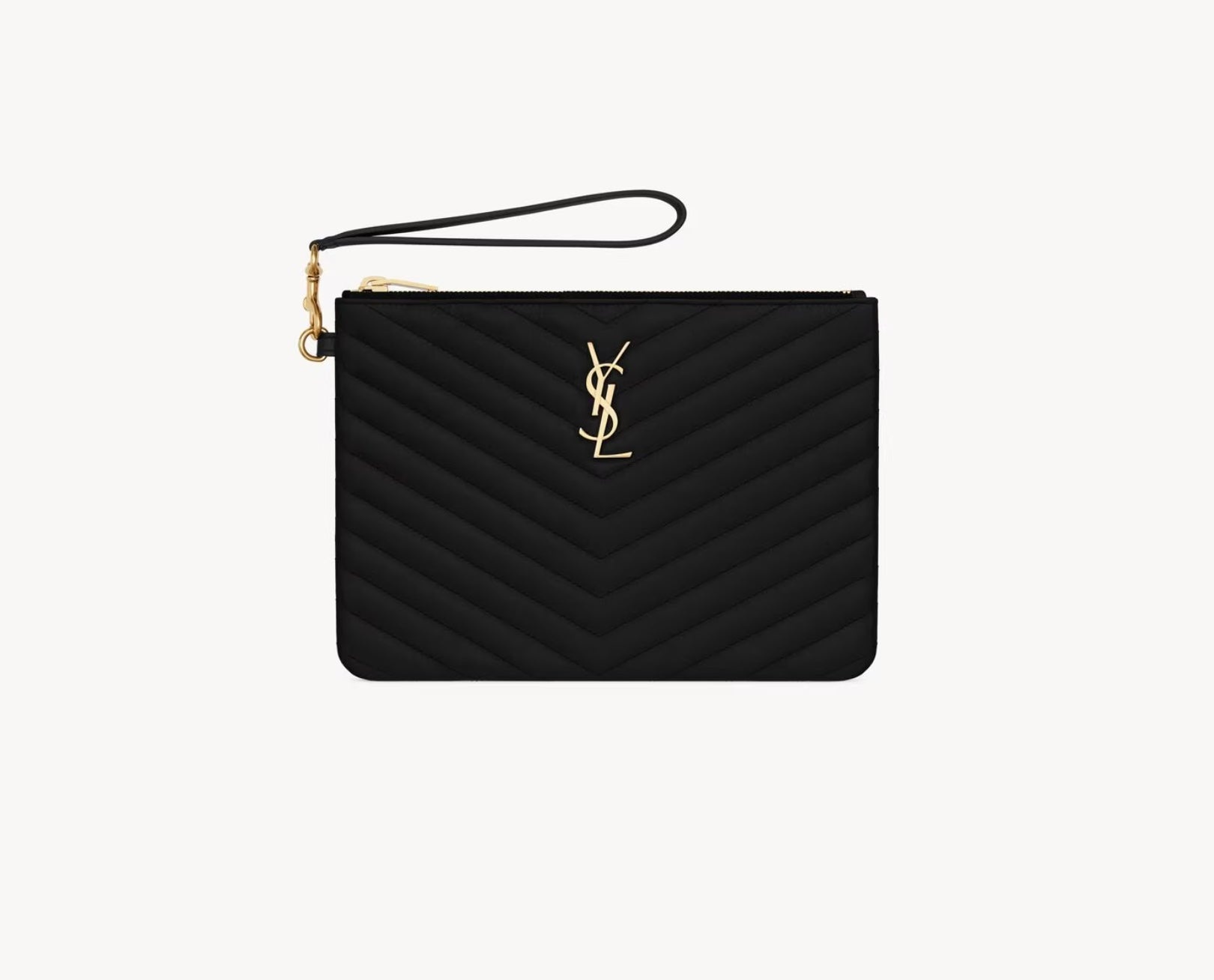 SAINT LAURENT CASSANDRE MATELASSÉ A5 POUCH - 1