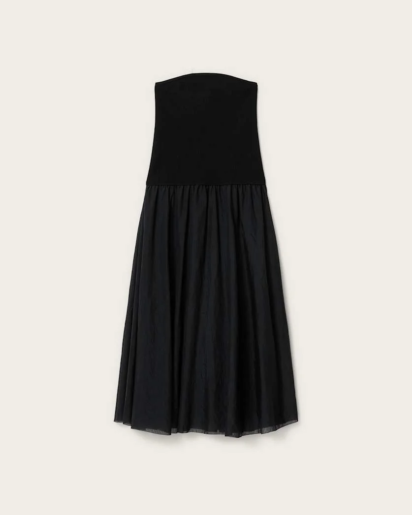 TEGAN HYBRID BODYCON MAXI DRESS - 1