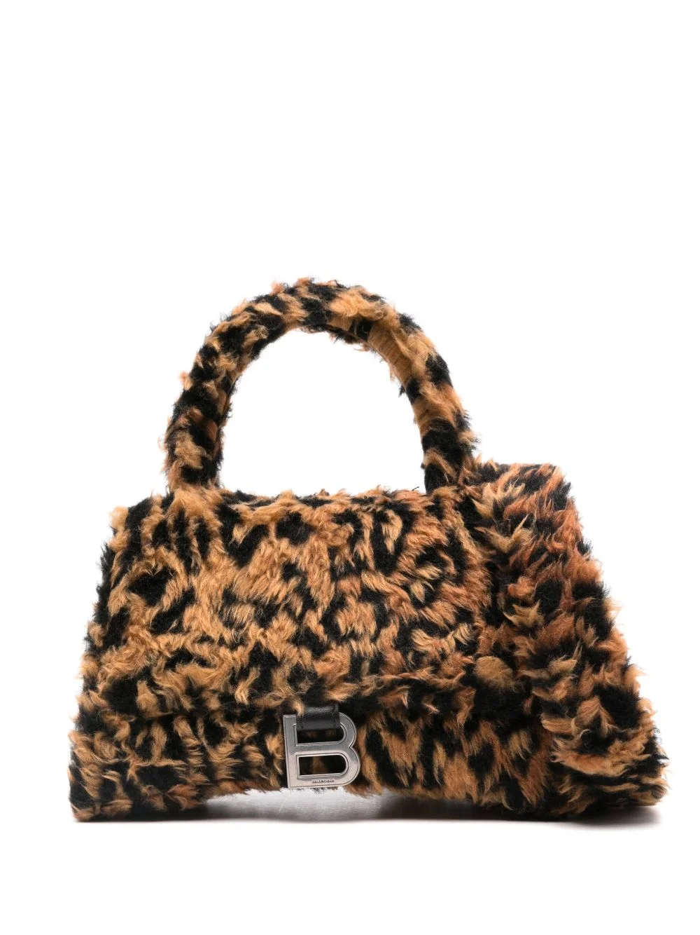 small Hourglass faux-fur mini bag - 1