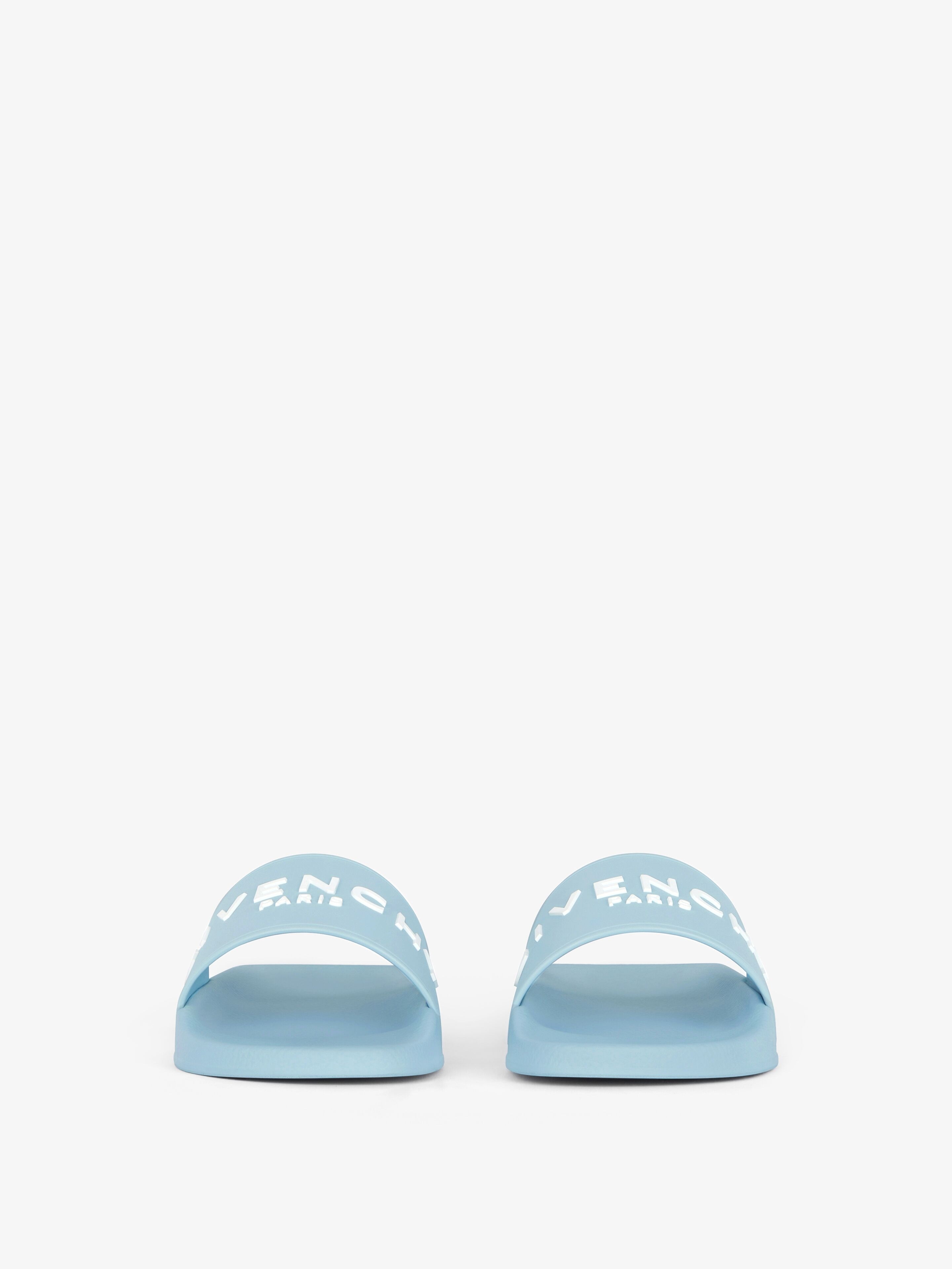 SLIDE FLAT SANDALS IN RUBBER - 2