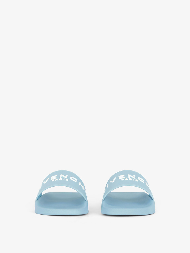 Givenchy SLIDE FLAT SANDALS IN RUBBER outlook