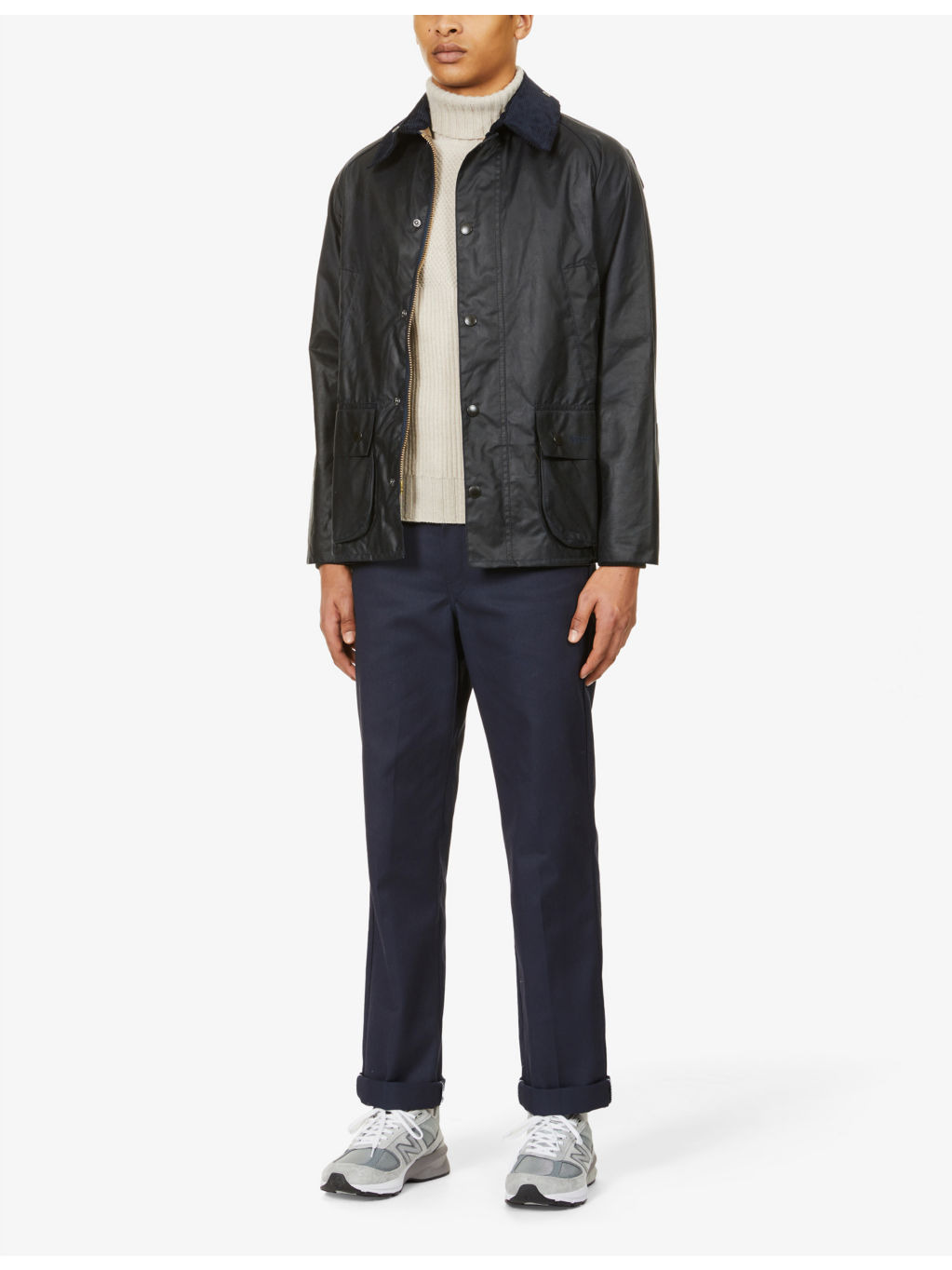 Bedale waxed-cotton jacket - 3
