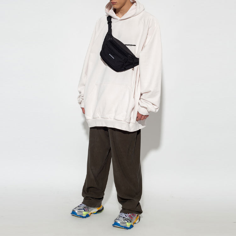 Balenciaga Strike 1917 Oversized Hoodie 'White' 697879TMVH29800 - 3