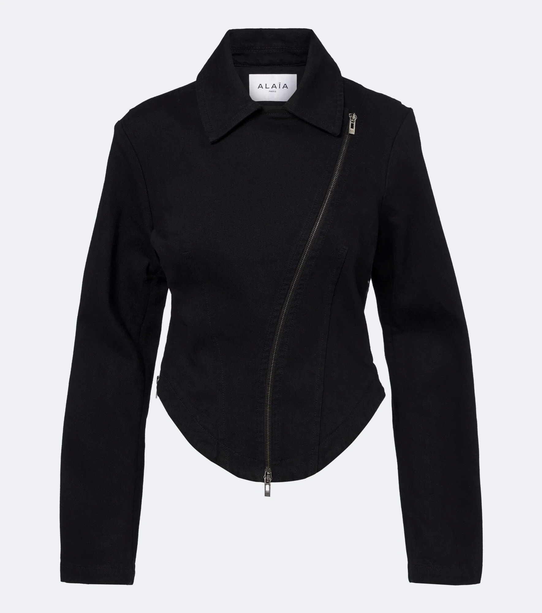 Denim biker jacket - 1