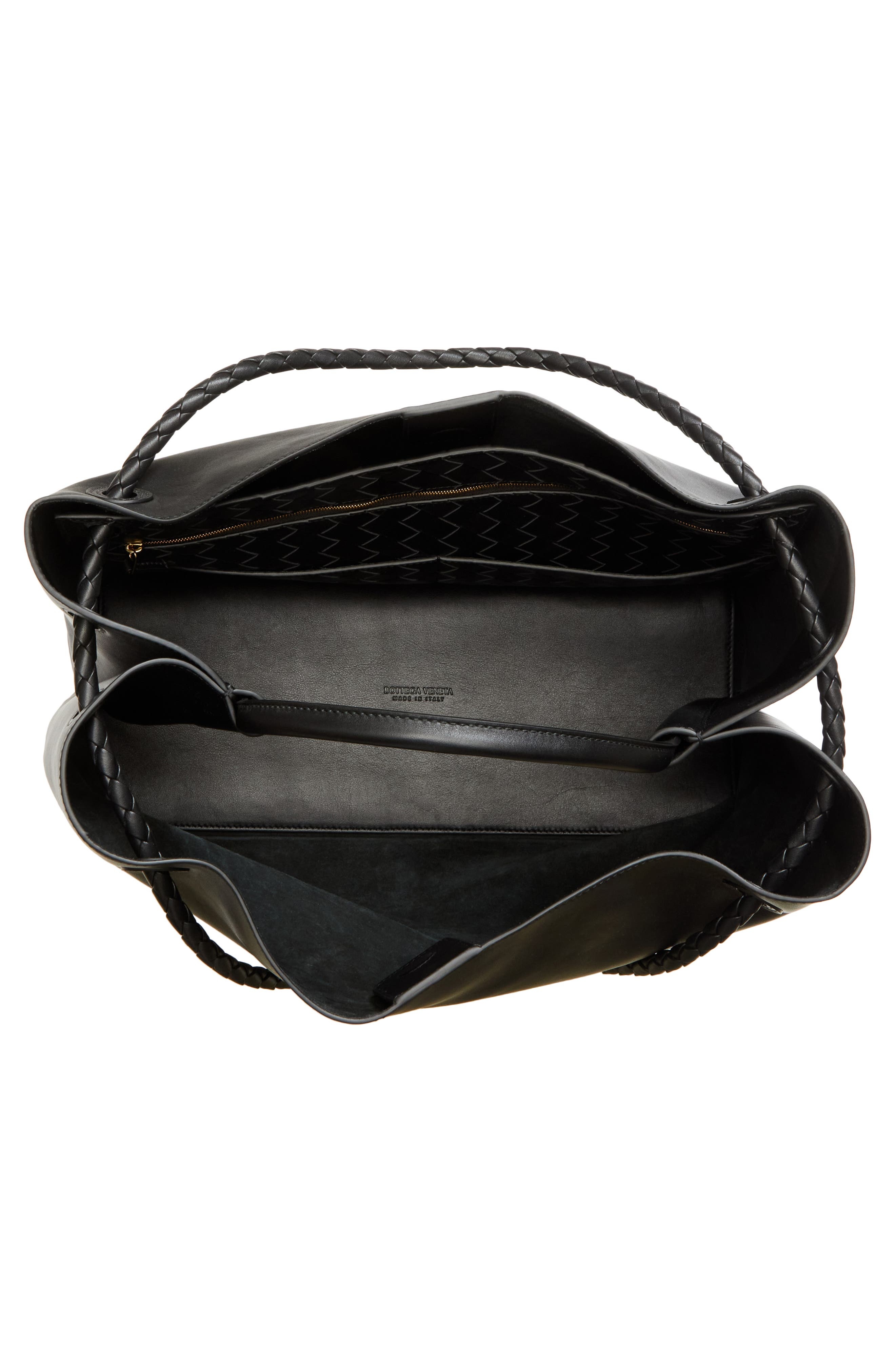 Bottega Veneta Large Andiamo Leather Tote in 1019 Black-M Brass at Nordstrom - 5