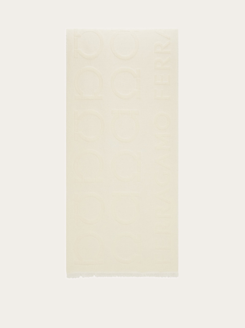 Gancini jacquard scarf 5