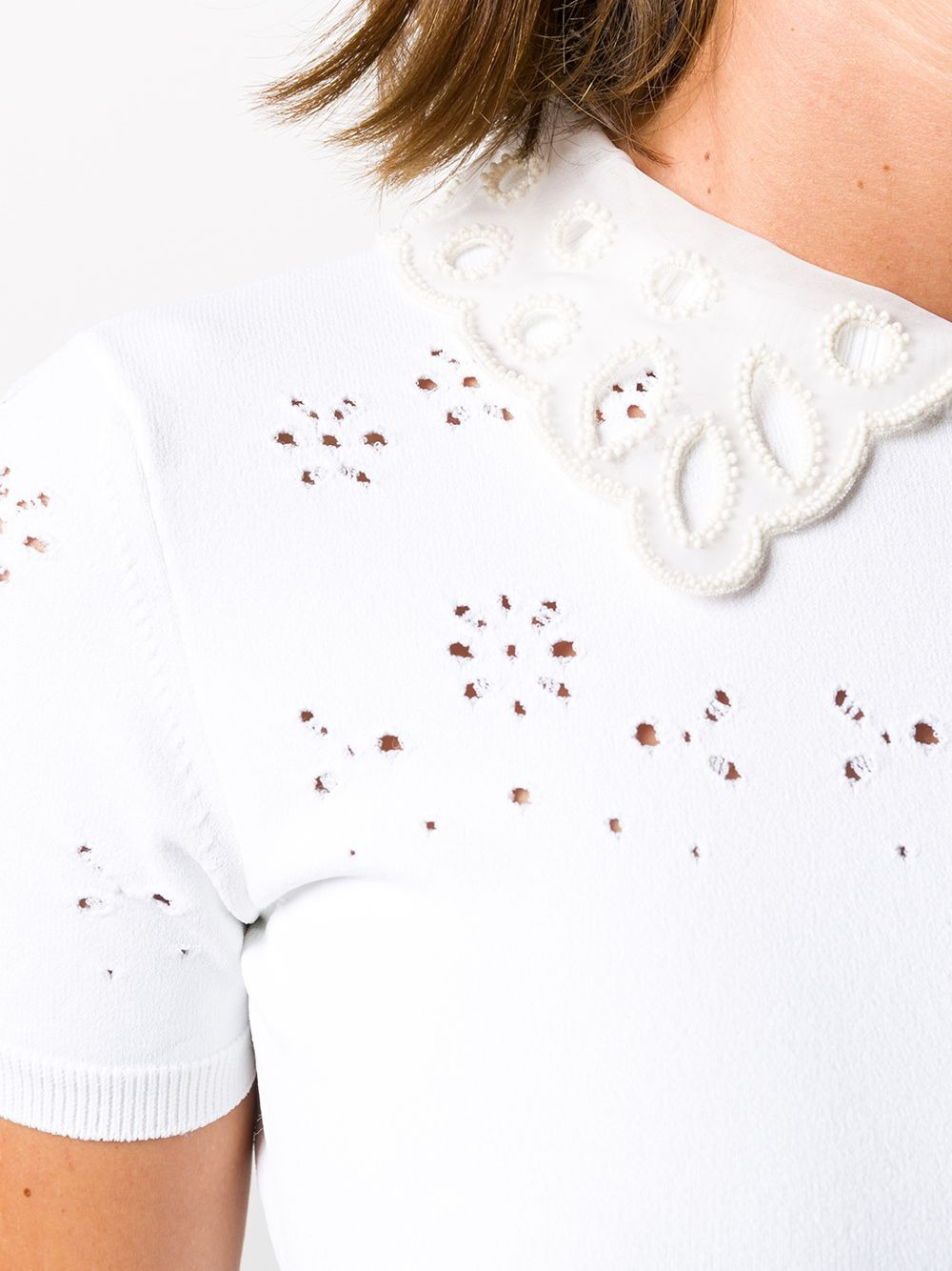 peter pan collar dress - 5