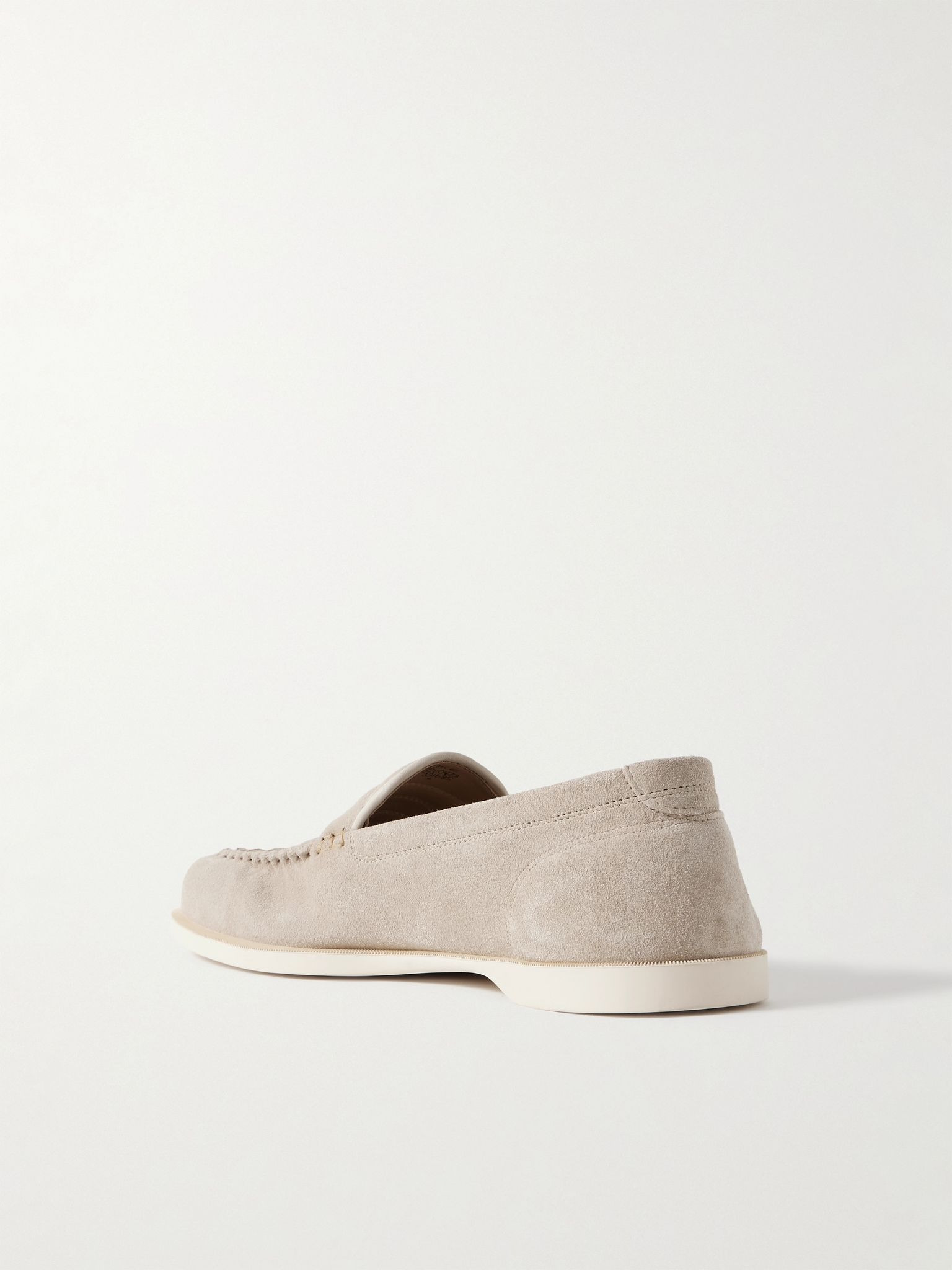 Pace Suede Loafers Beige - 4