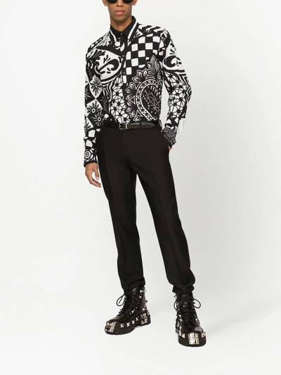 Dolce & Gabbana geometric-print shirt outlook