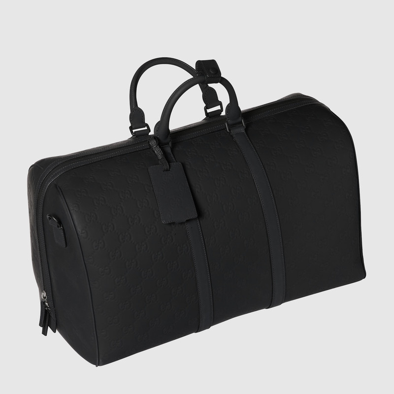 GG rubber-effect large duffle bag 3