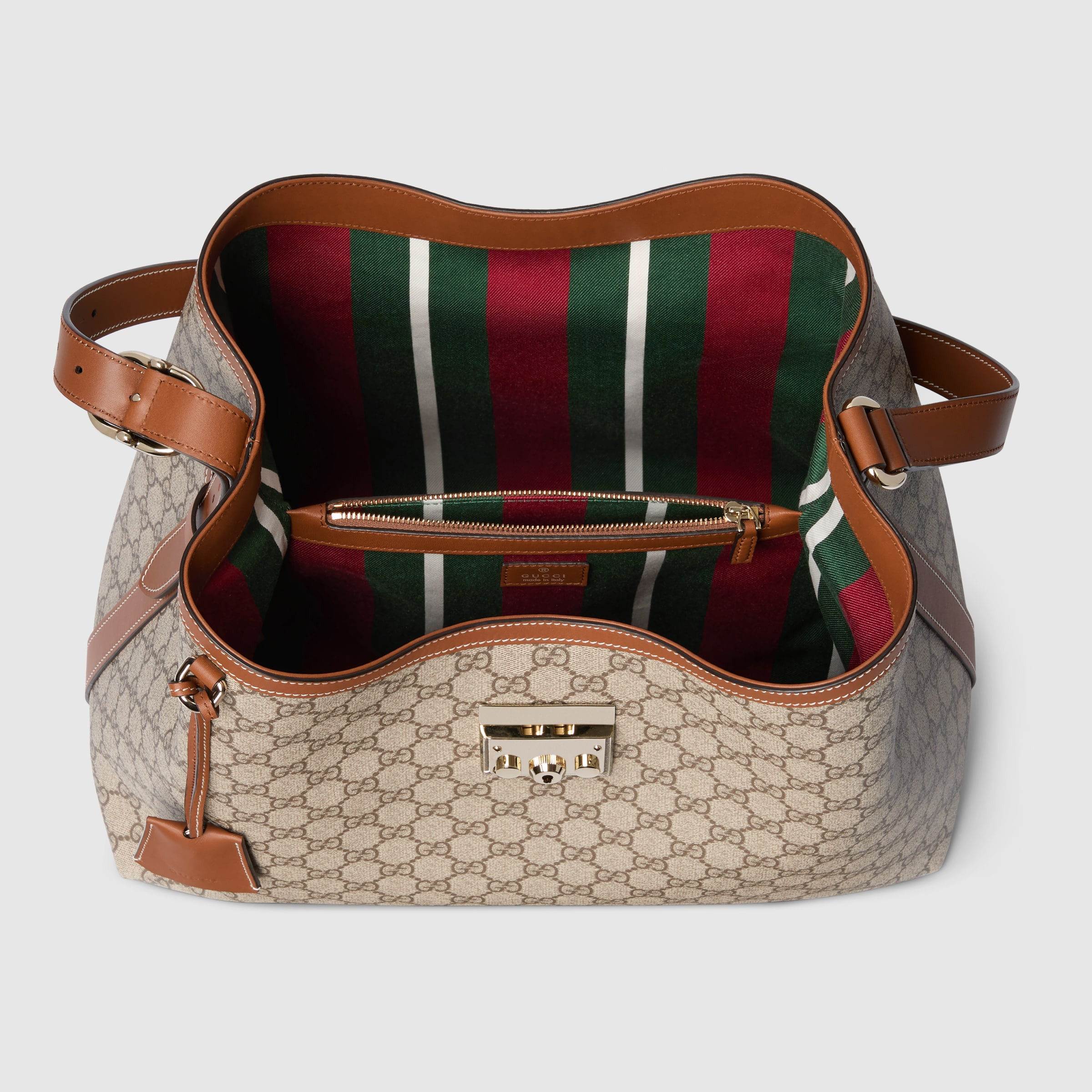 Padlock large shoulder bag - 8