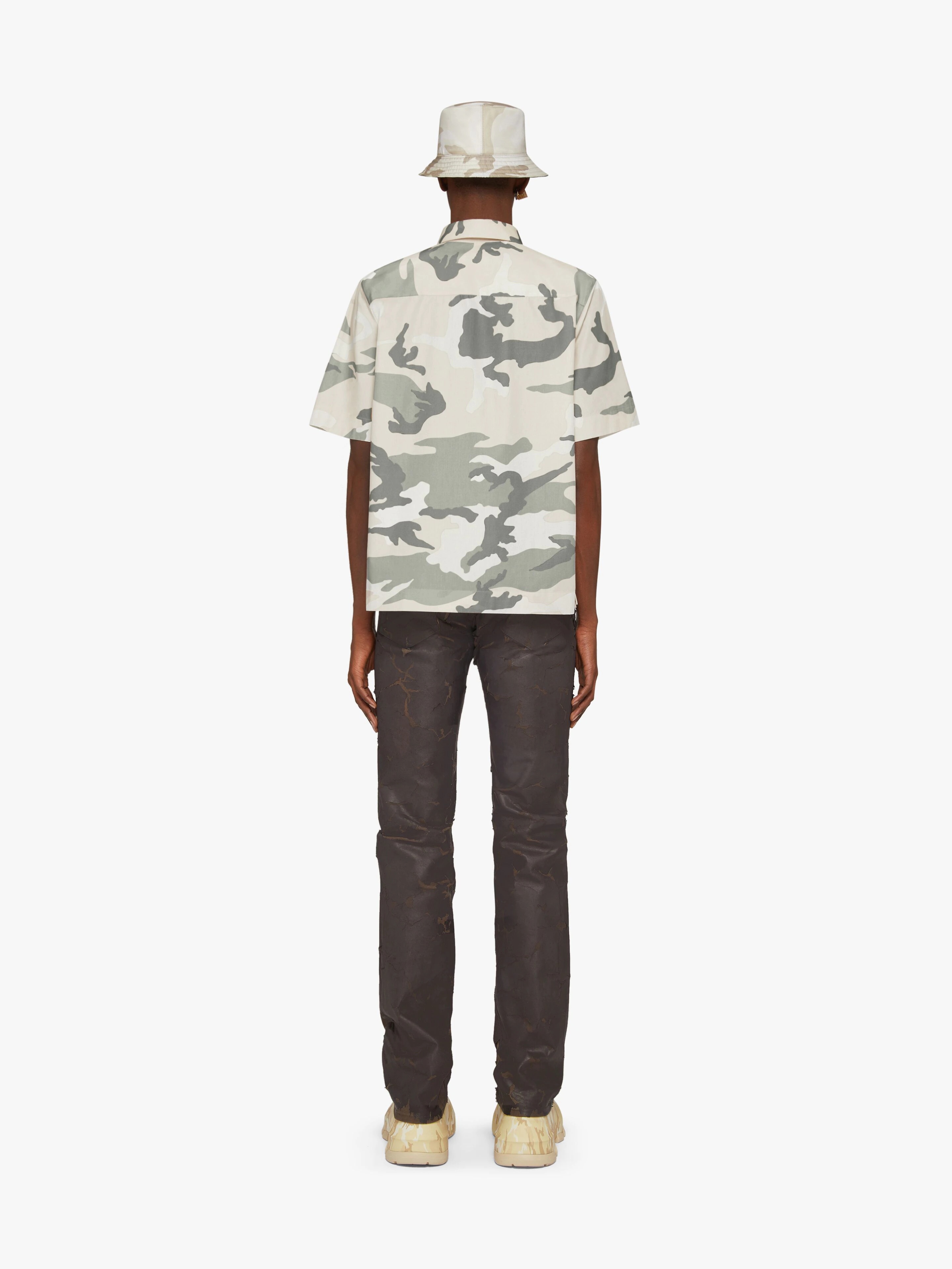 SHIRT IN PRINTED POPLIN - 4