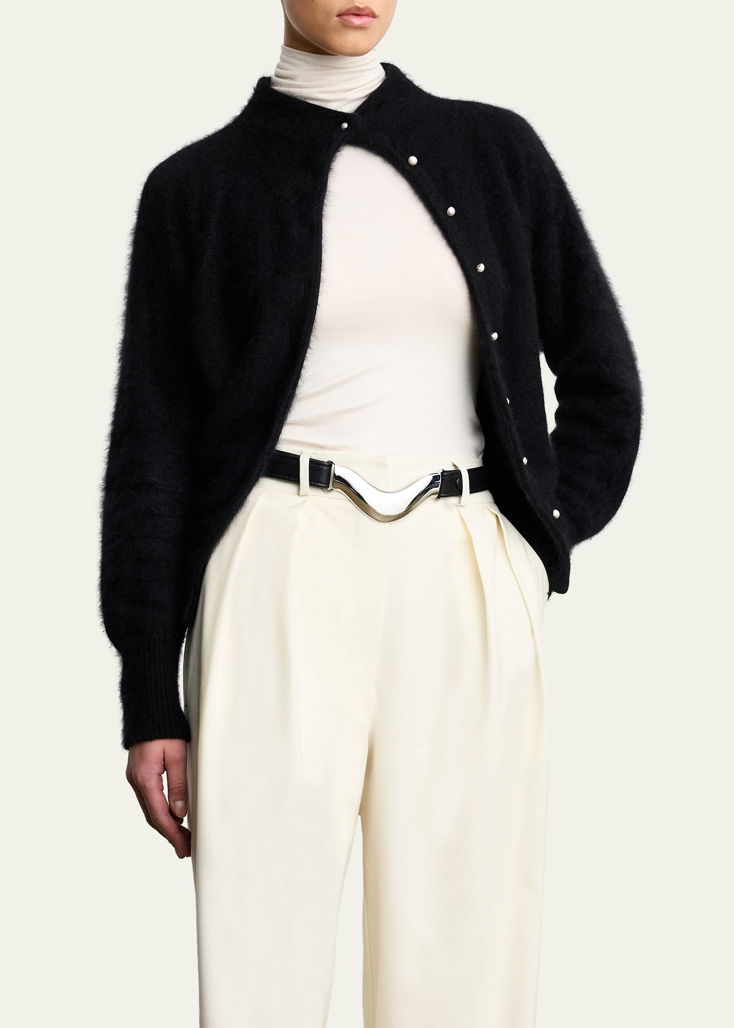 Brancusi Metal Leather Belt - 2