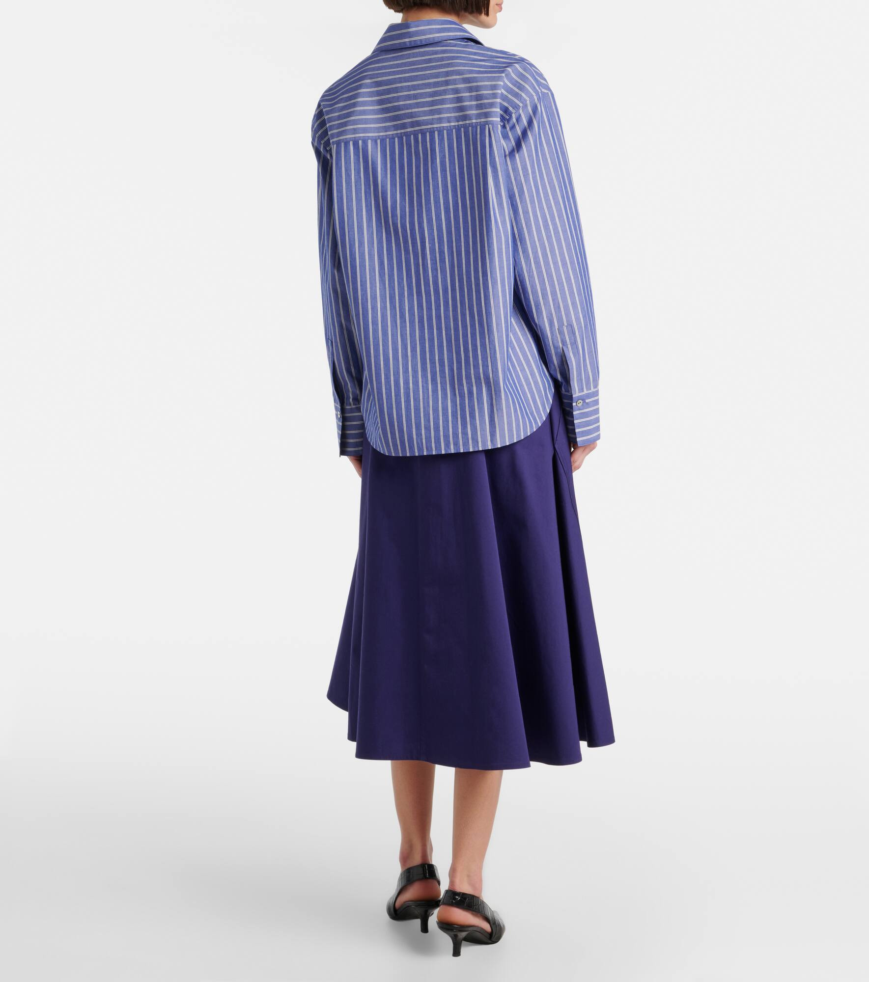 Striped cotton polo shirt - 3