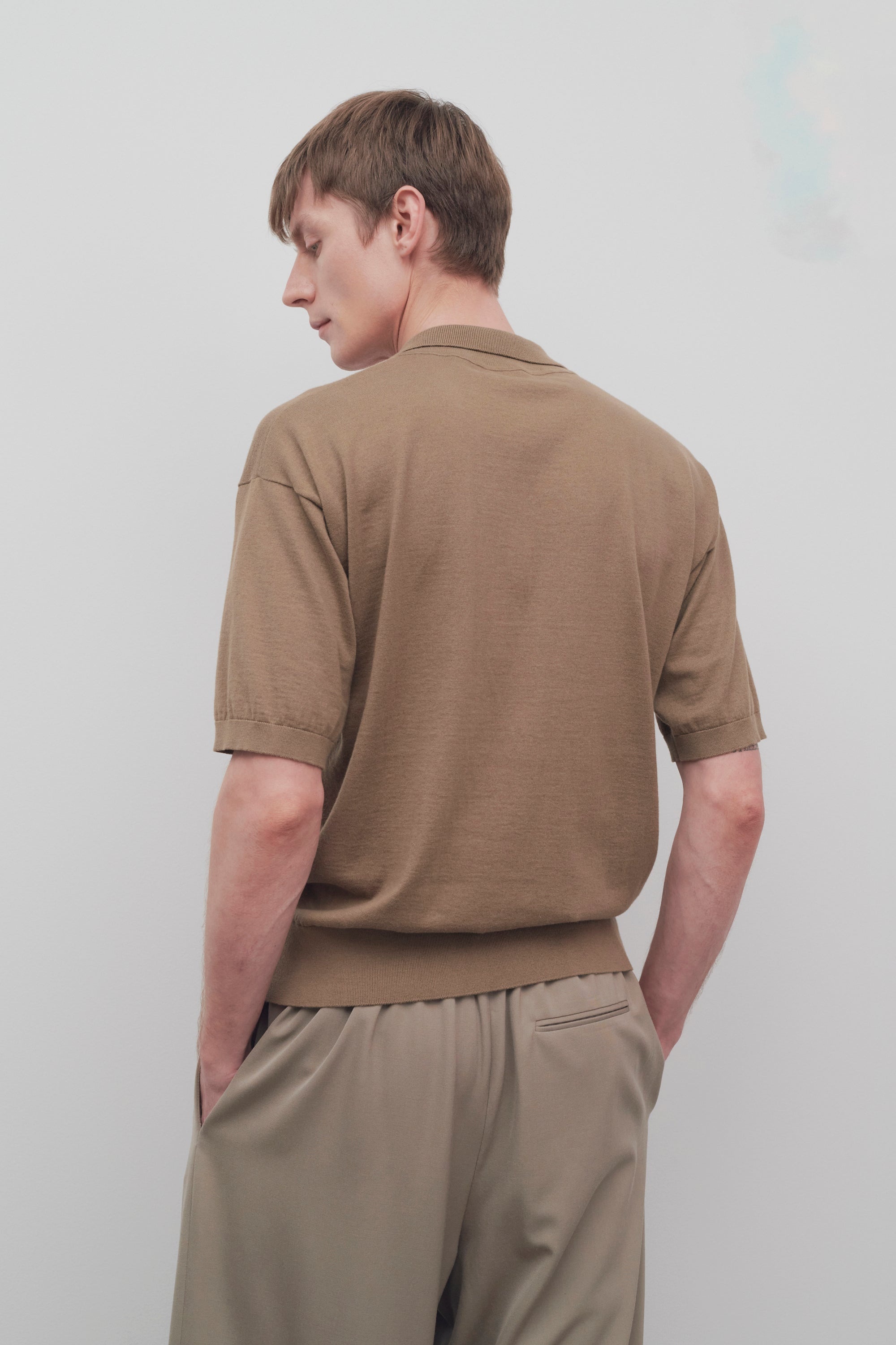 Tiago Top in Cotton and Cashmere - 5