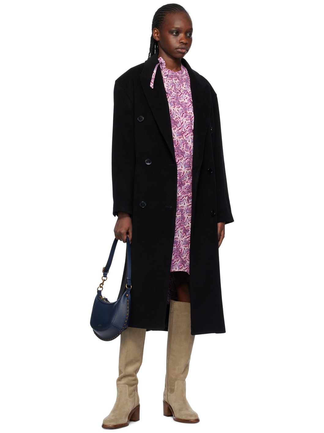 Pink Umaima Midi Dress - 4