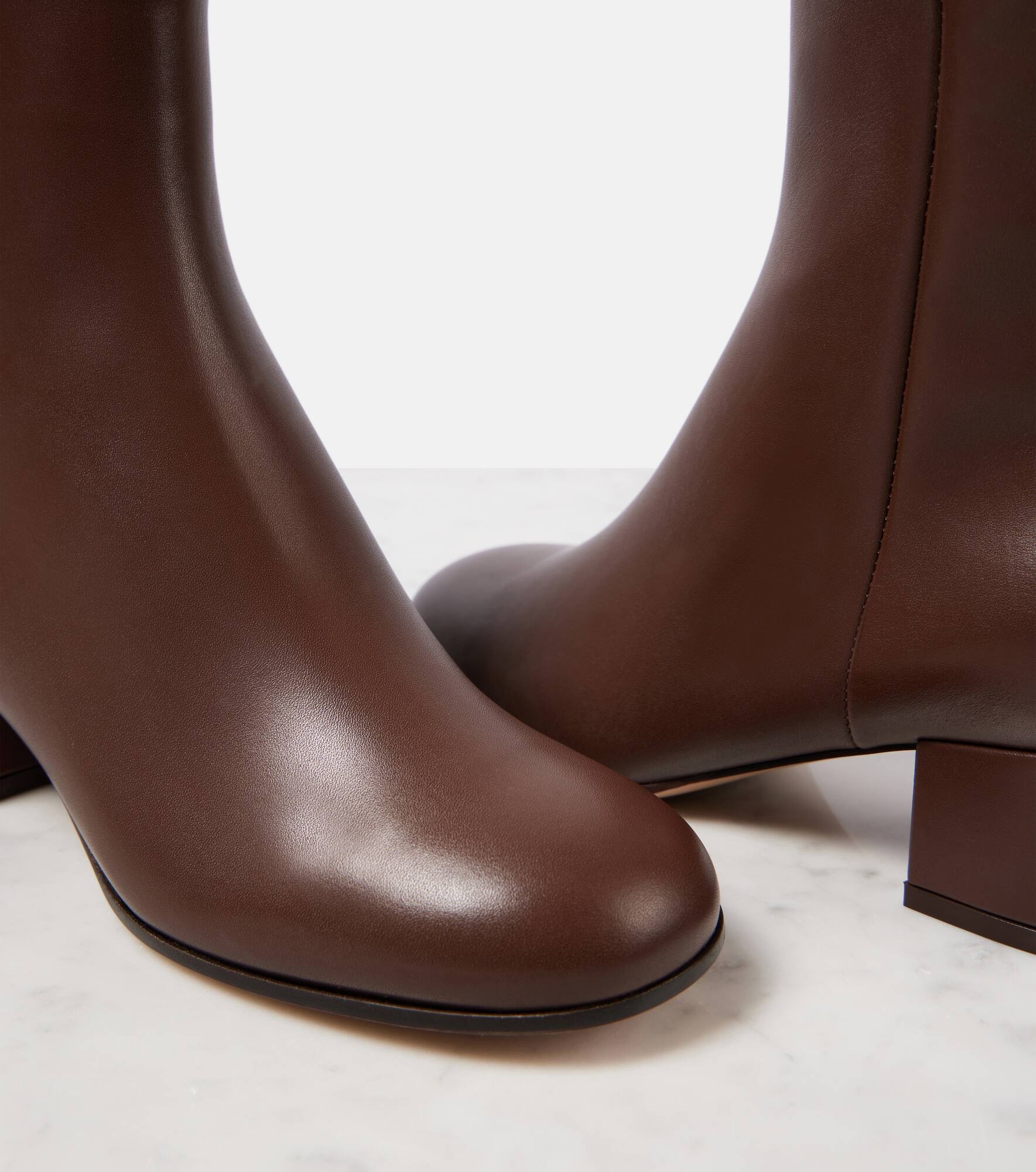 Joelle leather ankle boots - 5