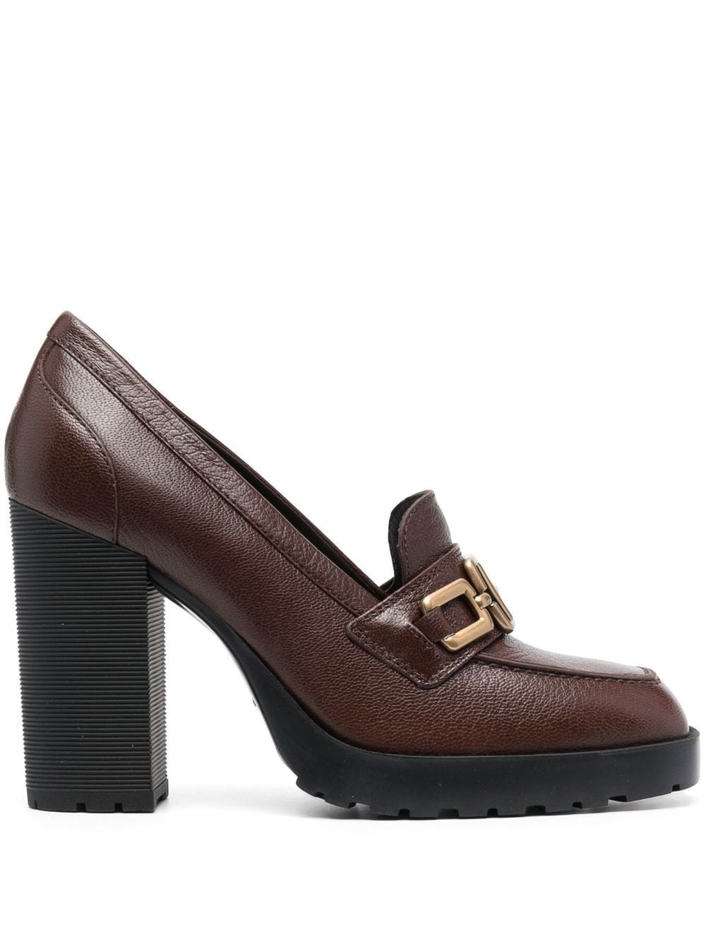 H623 85mm heel loafers - 1
