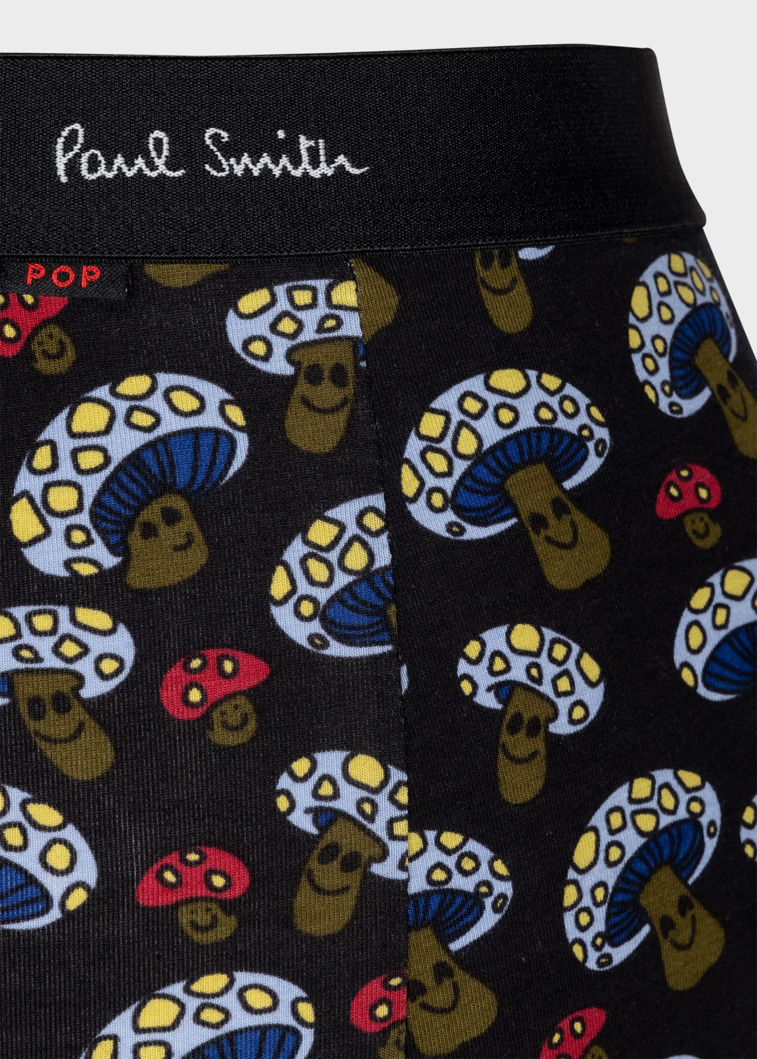 'Mushroom' Print Low-Rise Boxer Briefs - 3