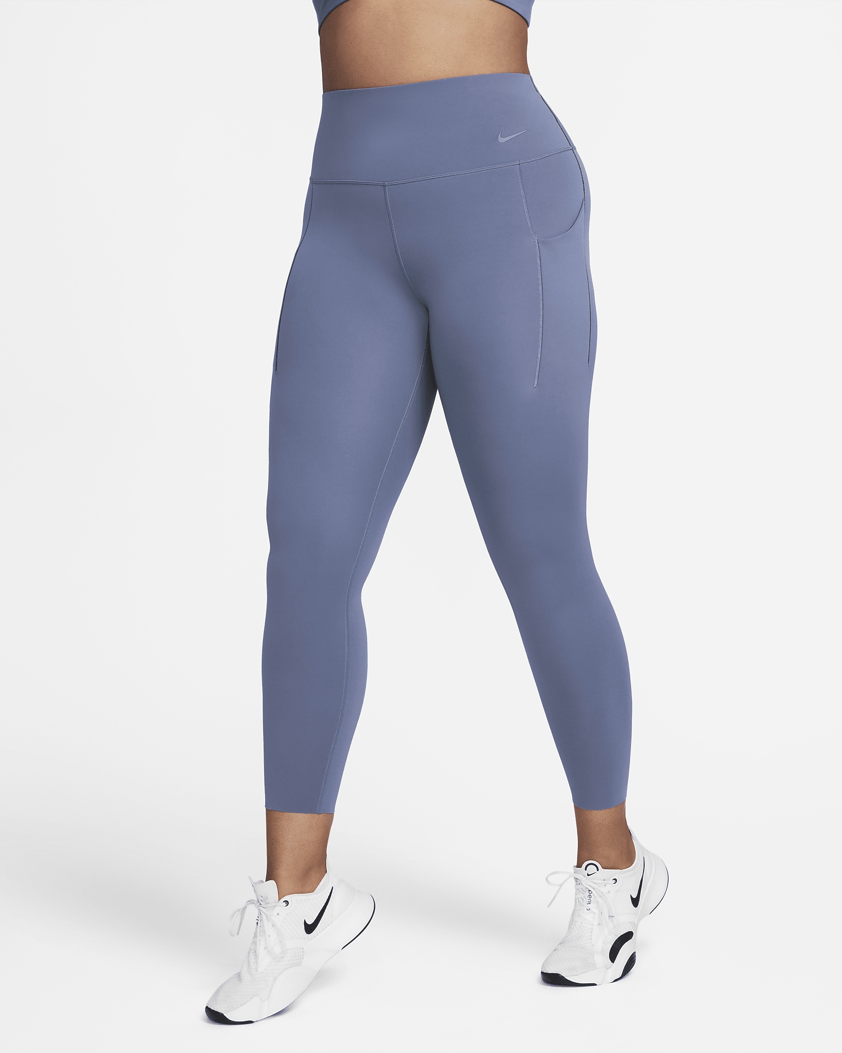 Nike Universa Women's Medium-Support High-Waisted 7/8 Leggings with Pockets - 3