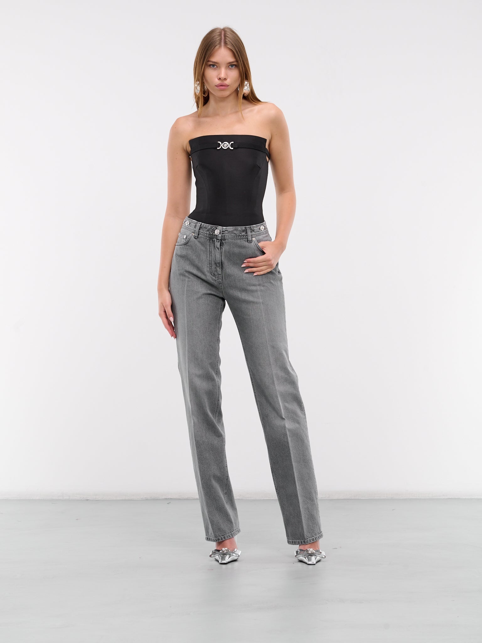 VERSACE Medusa '95 Boyfriend Jeans | hlorenzo | REVERSIBLE