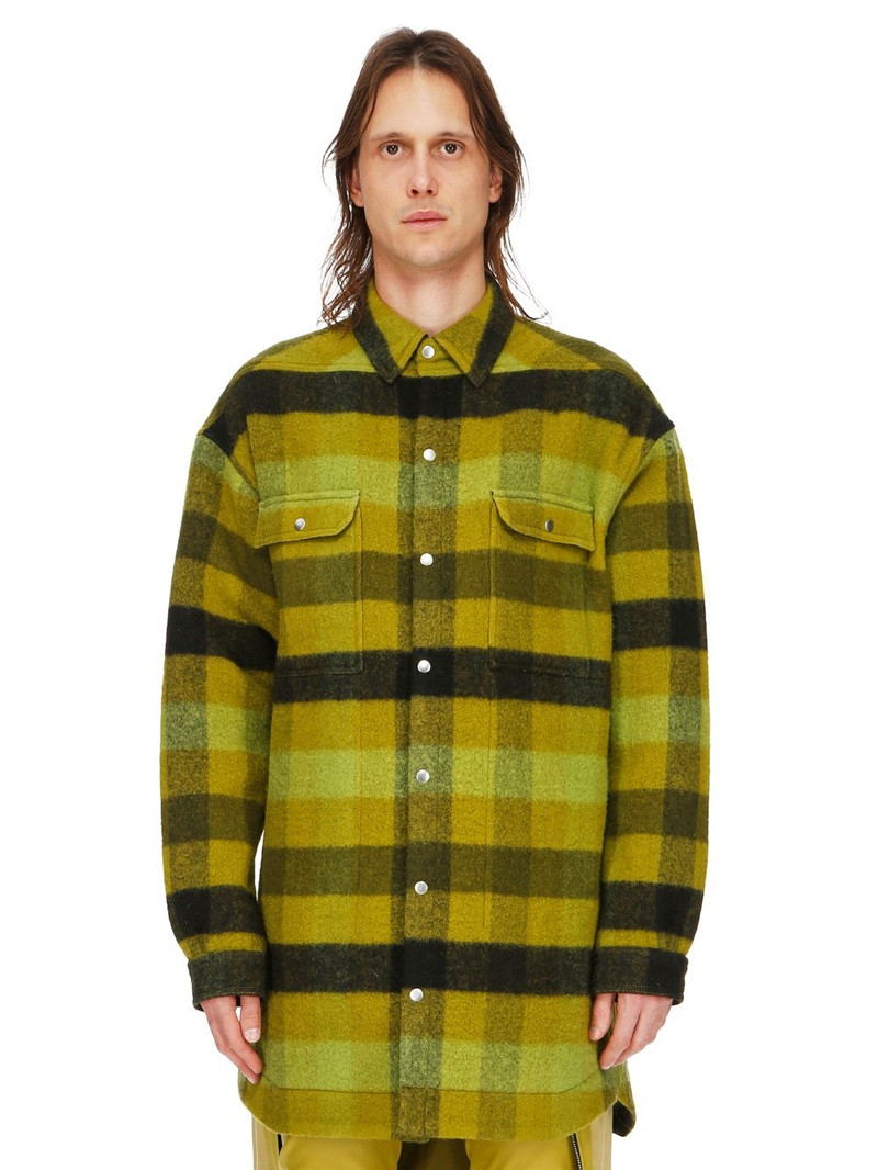 plaid-check wool coat 1