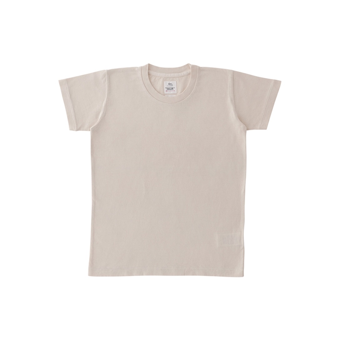 BOX TEE S/S W (UNEVEN DYE) IVORY - 1